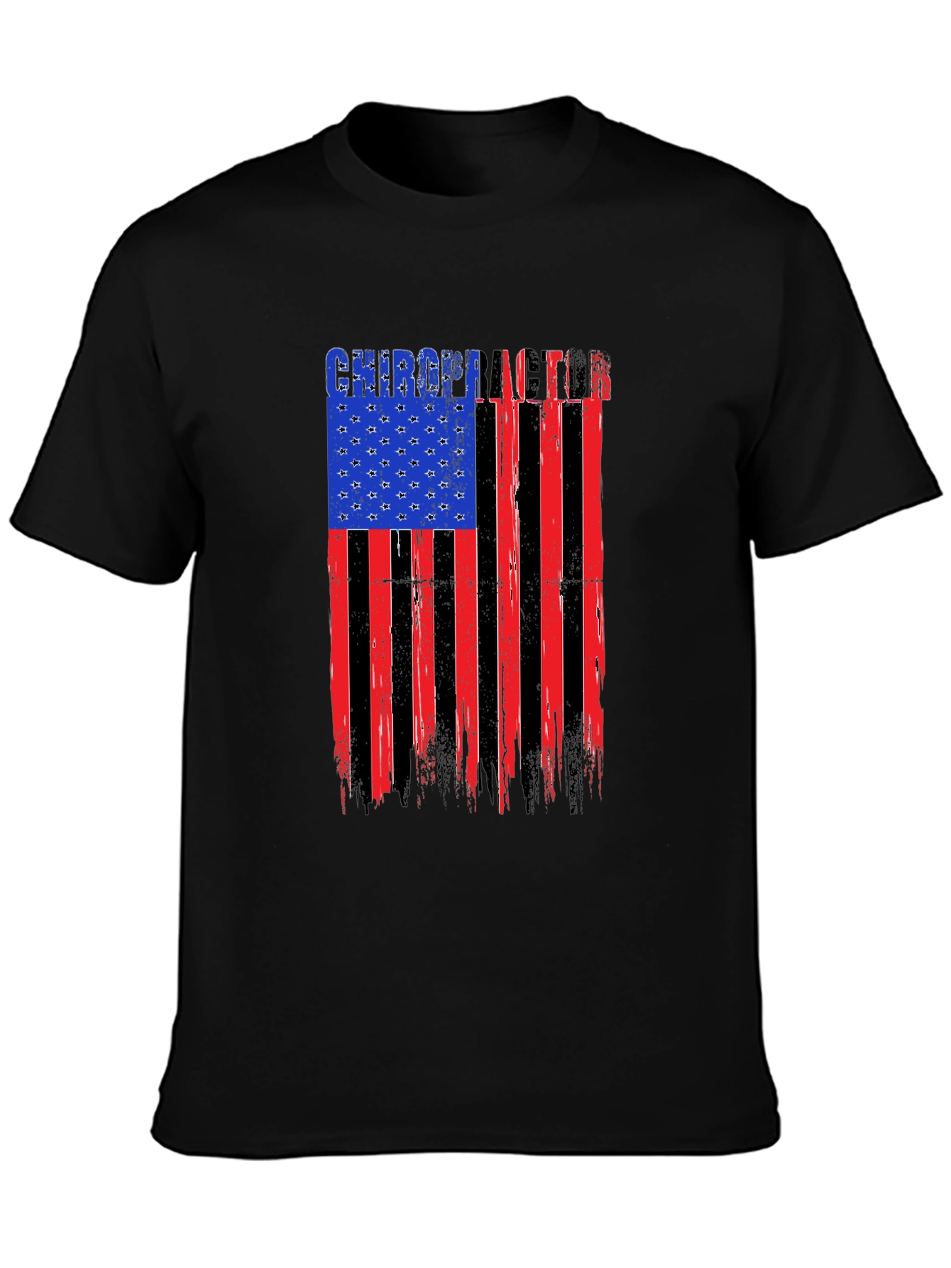 Chiropractor American Flag T-Shirt