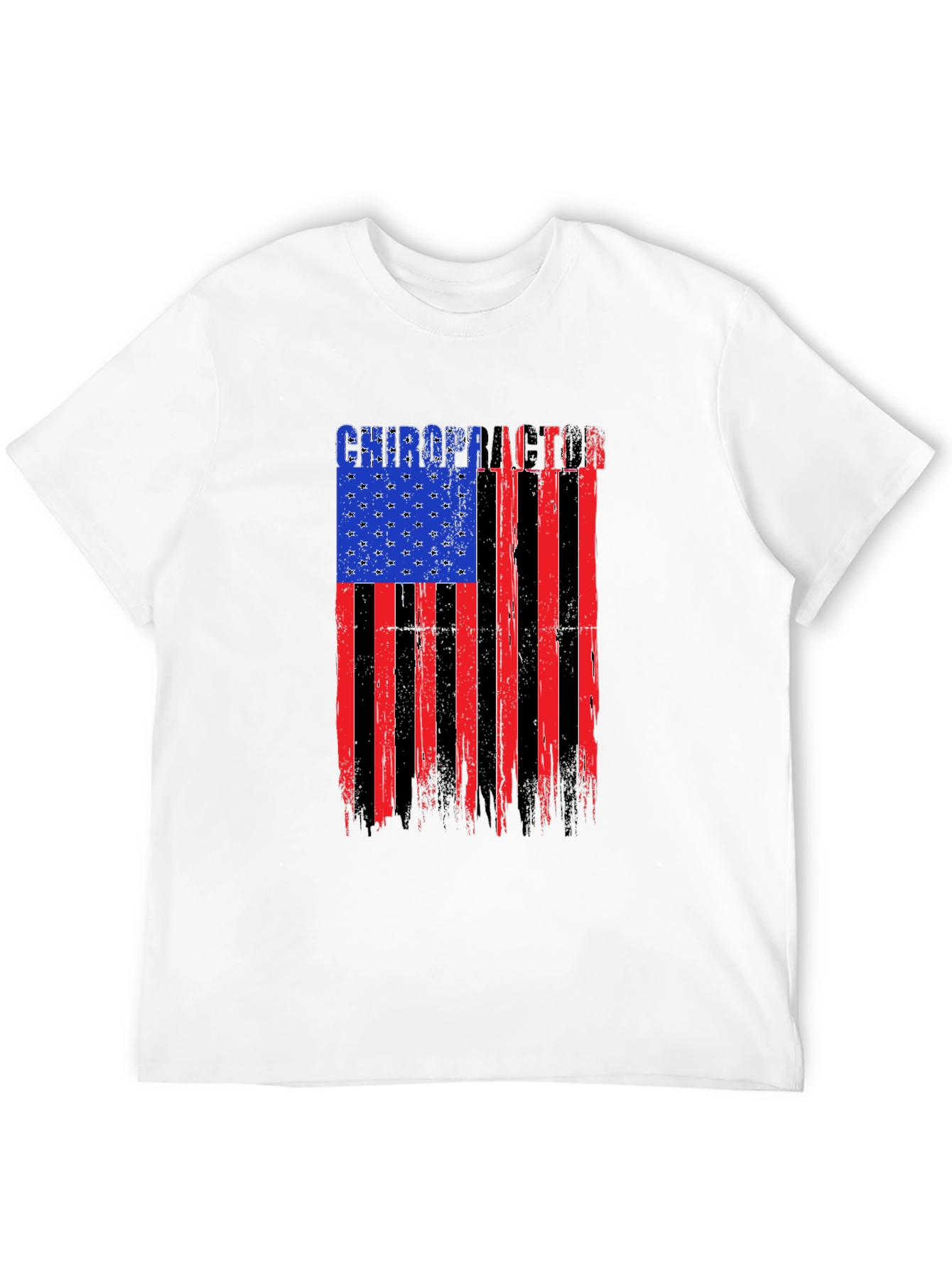 Chiropractor American Flag T-Shirt