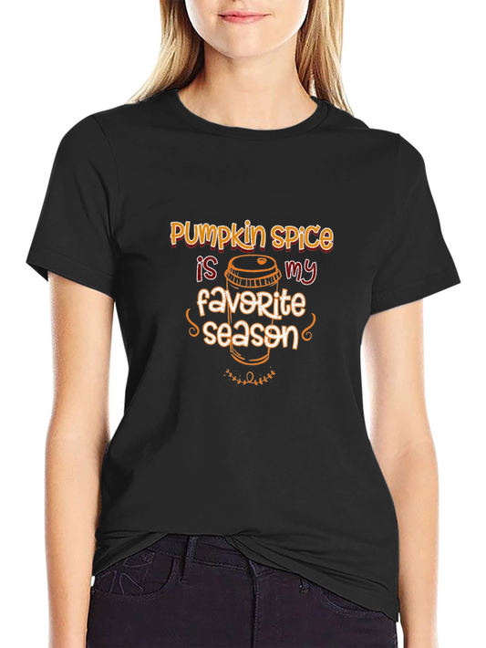 Pumpkin Spice Favorite Season Graphic Tee