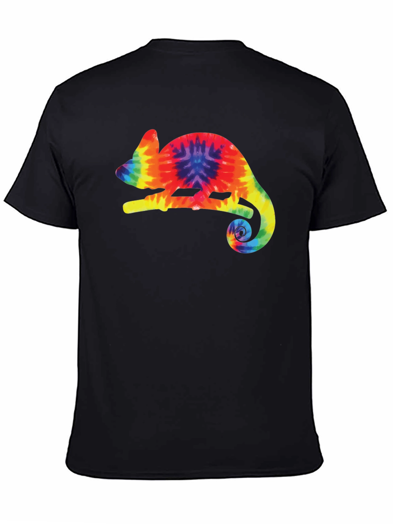 Tie-Dye Chameleon Black T-Shirt