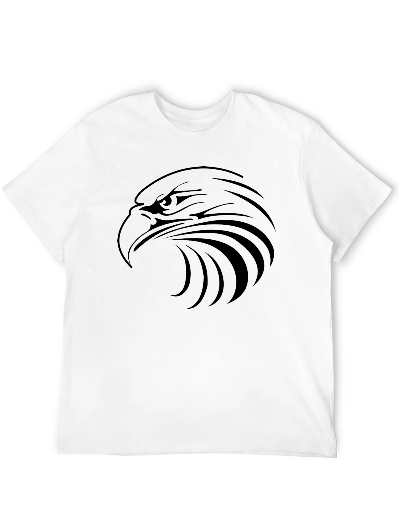 Bold Eagle Graphic Tee - Black