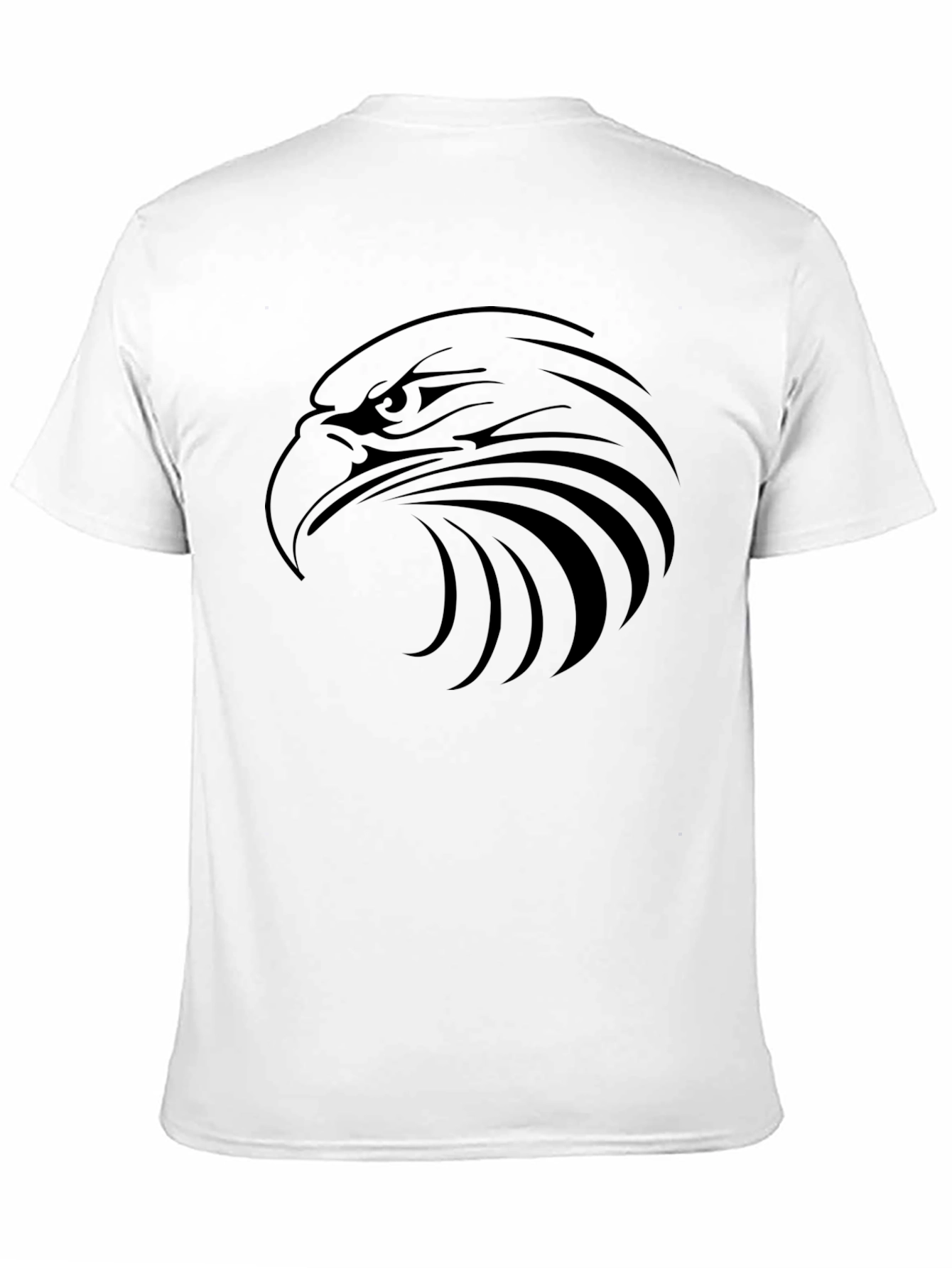 Bold Eagle Graphic Tee - Black