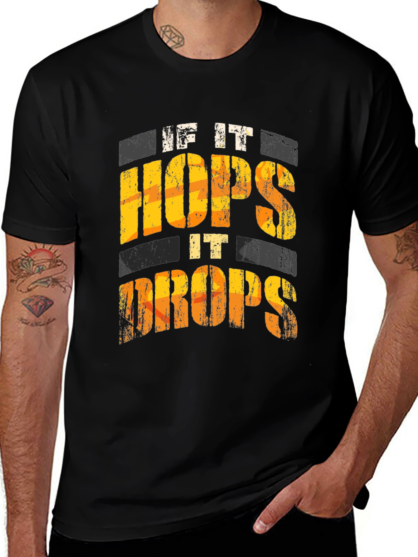 If It Hops It Drops Funny T-Shirt