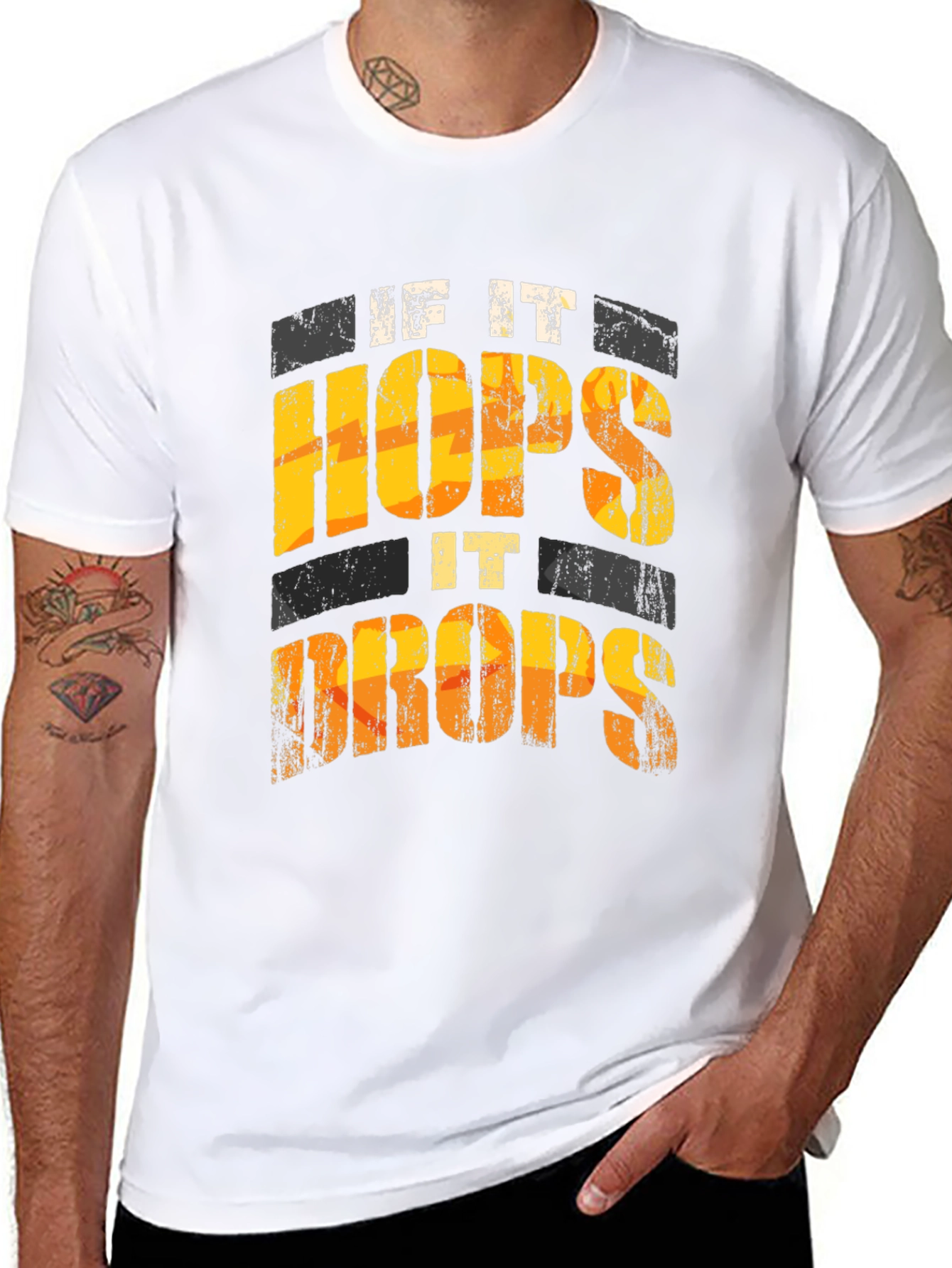If It Hops It Drops Funny T-Shirt