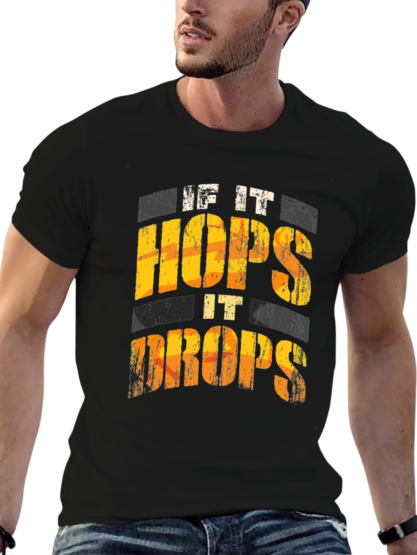 If It Hops It Drops Funny T-Shirt