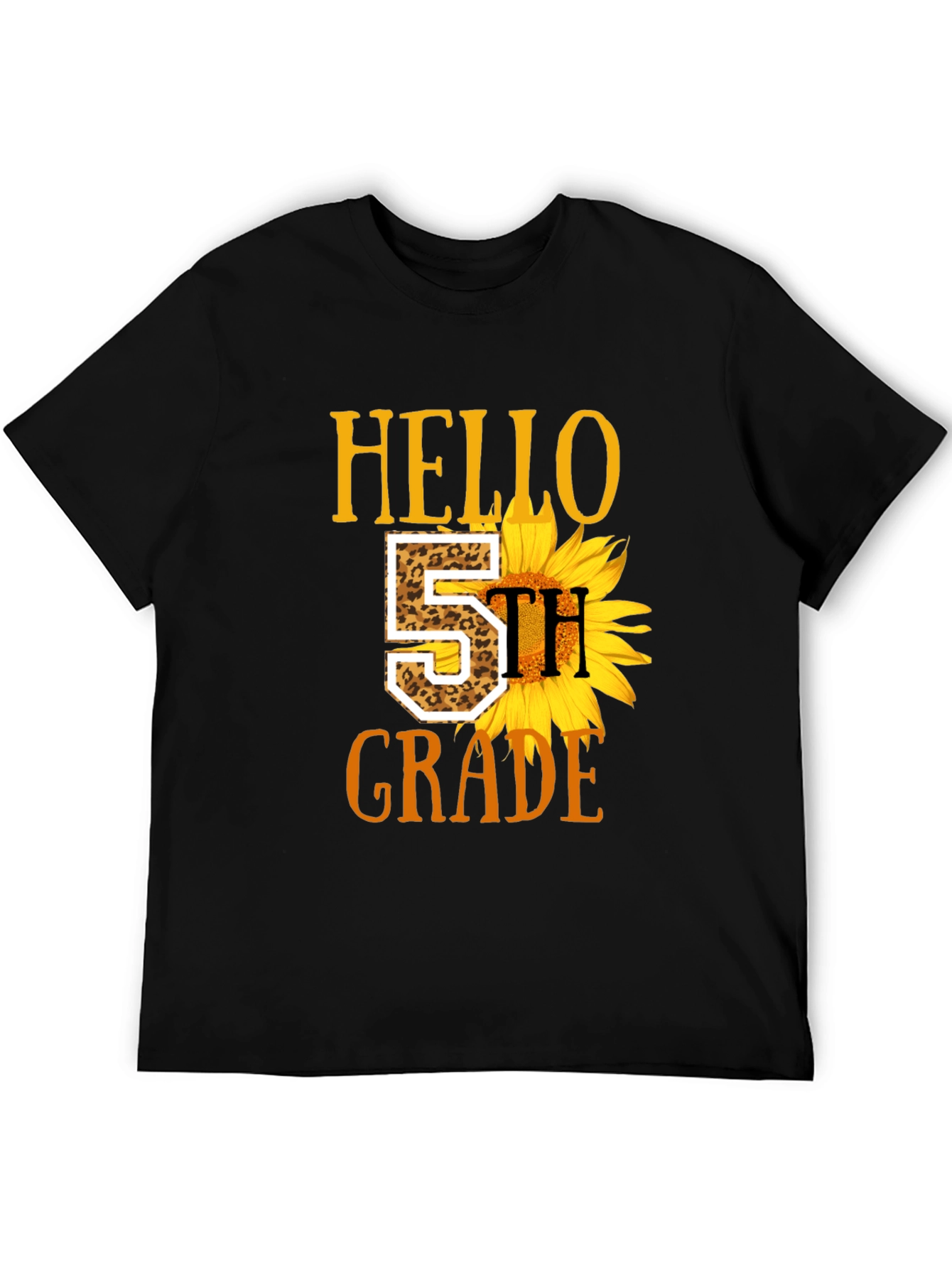 Hello 5th Grade Sunflower T-Shirt
