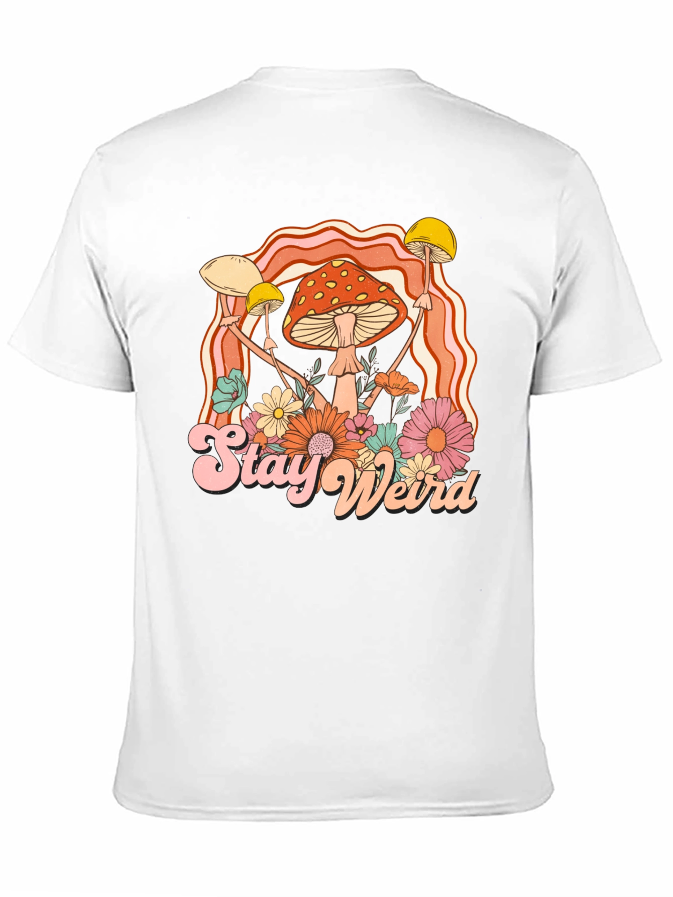 Stay Weird Mushroom Graphic Tee