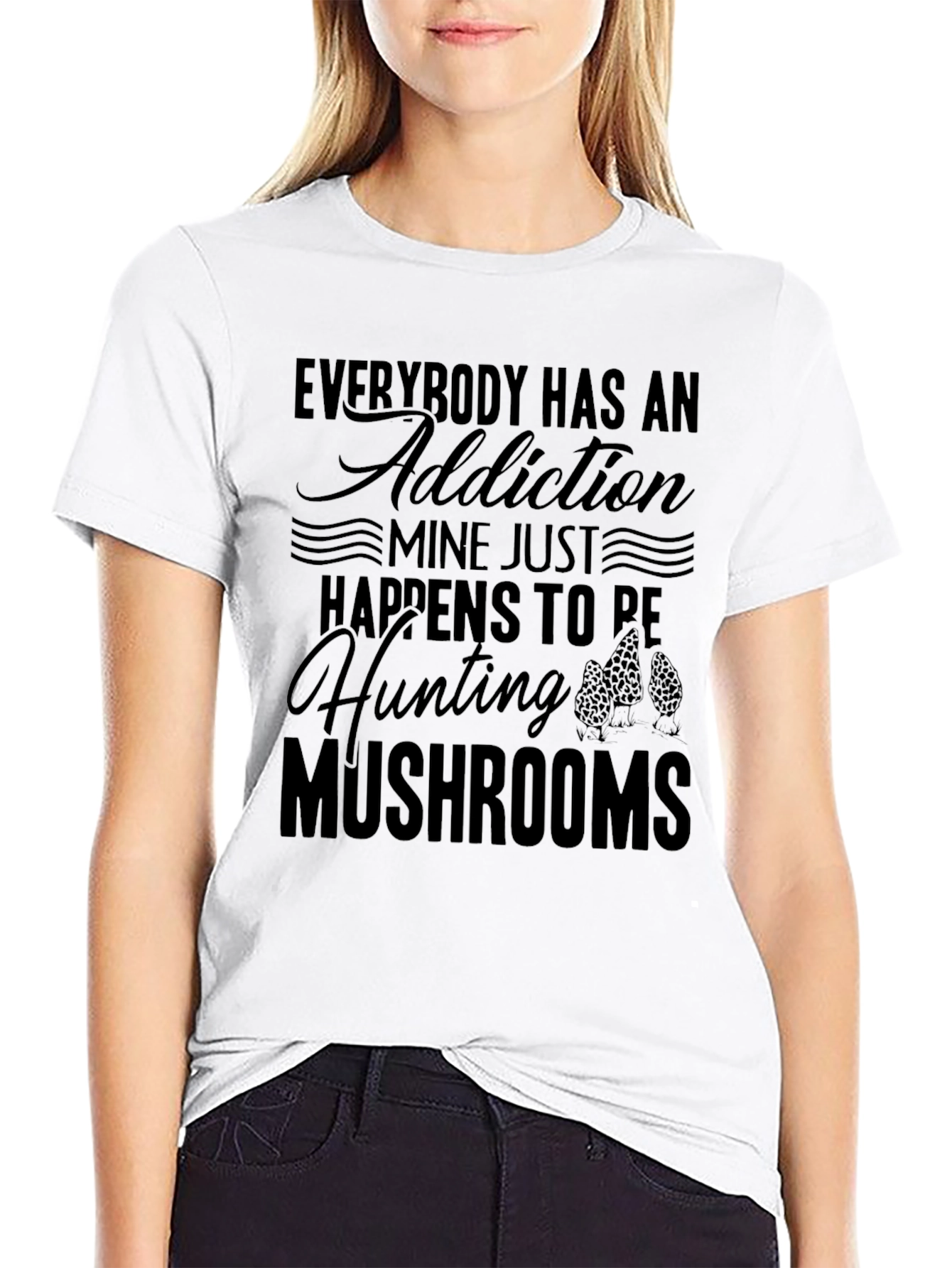 Mushroom Hunting Addiction T-Shirt