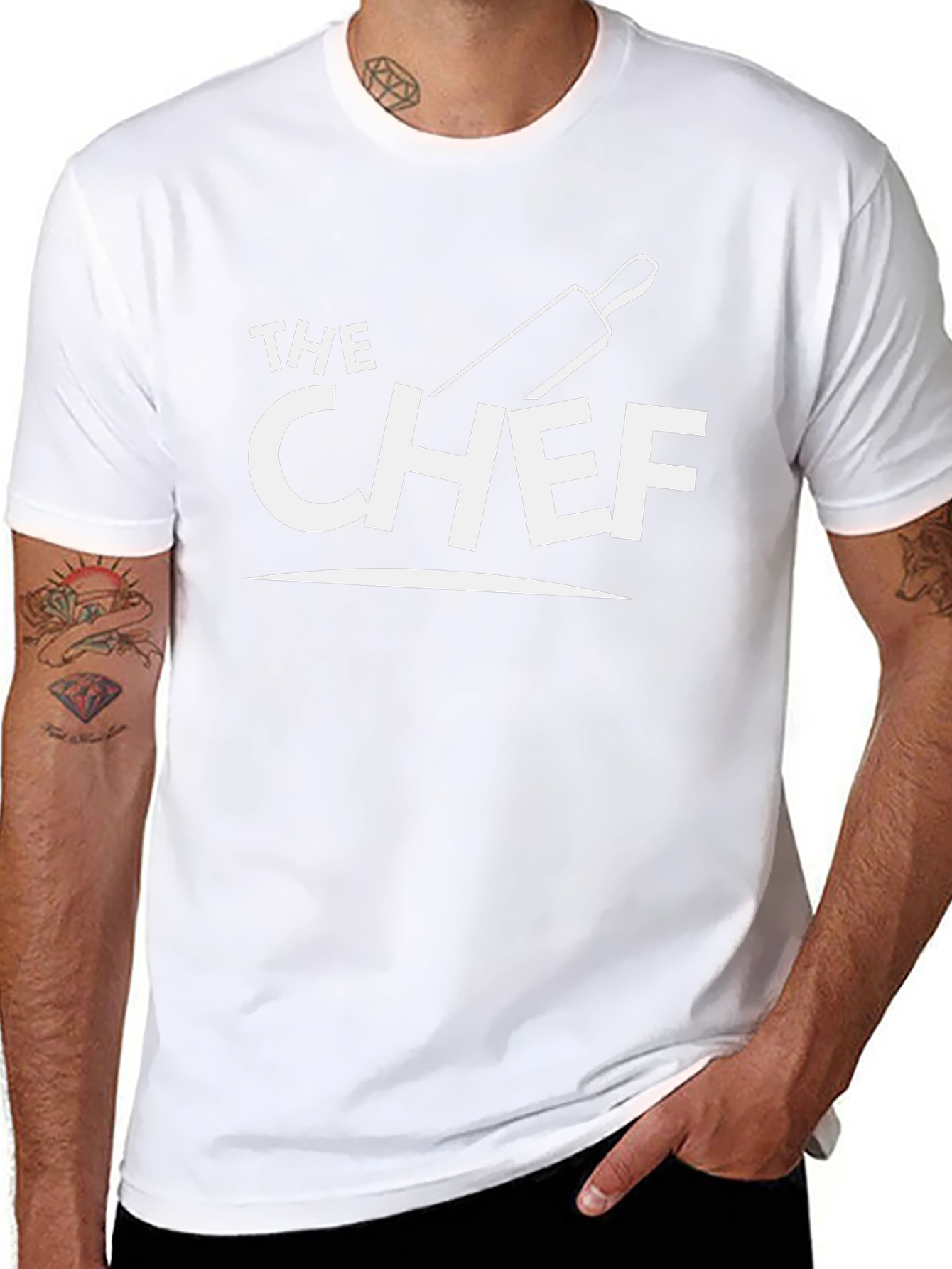 The Chef T-Shirt - Rolling Pin Graphic
