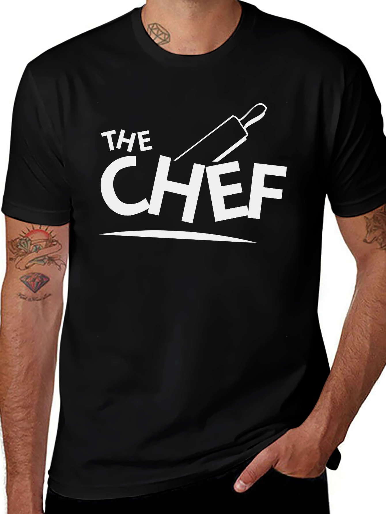 The Chef T-Shirt - Rolling Pin Graphic
