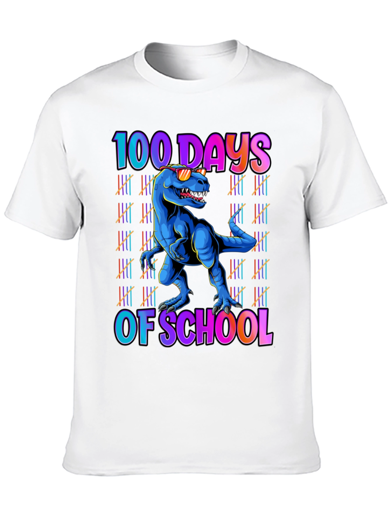 100 Days of School Dinosaur T-Shirt