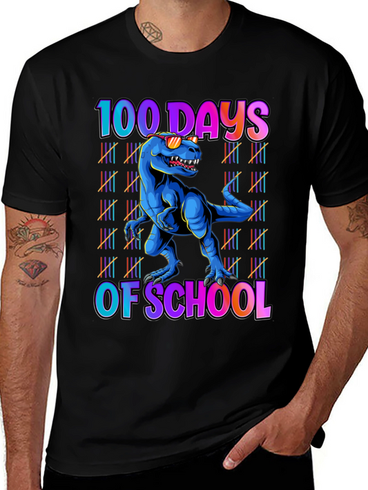 100 Days of School Dinosaur T-Shirt
