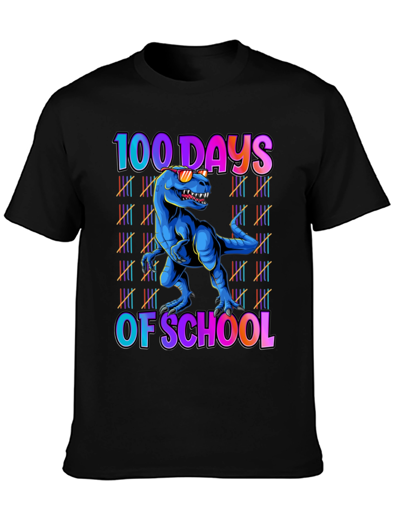 100 Days of School Dinosaur T-Shirt