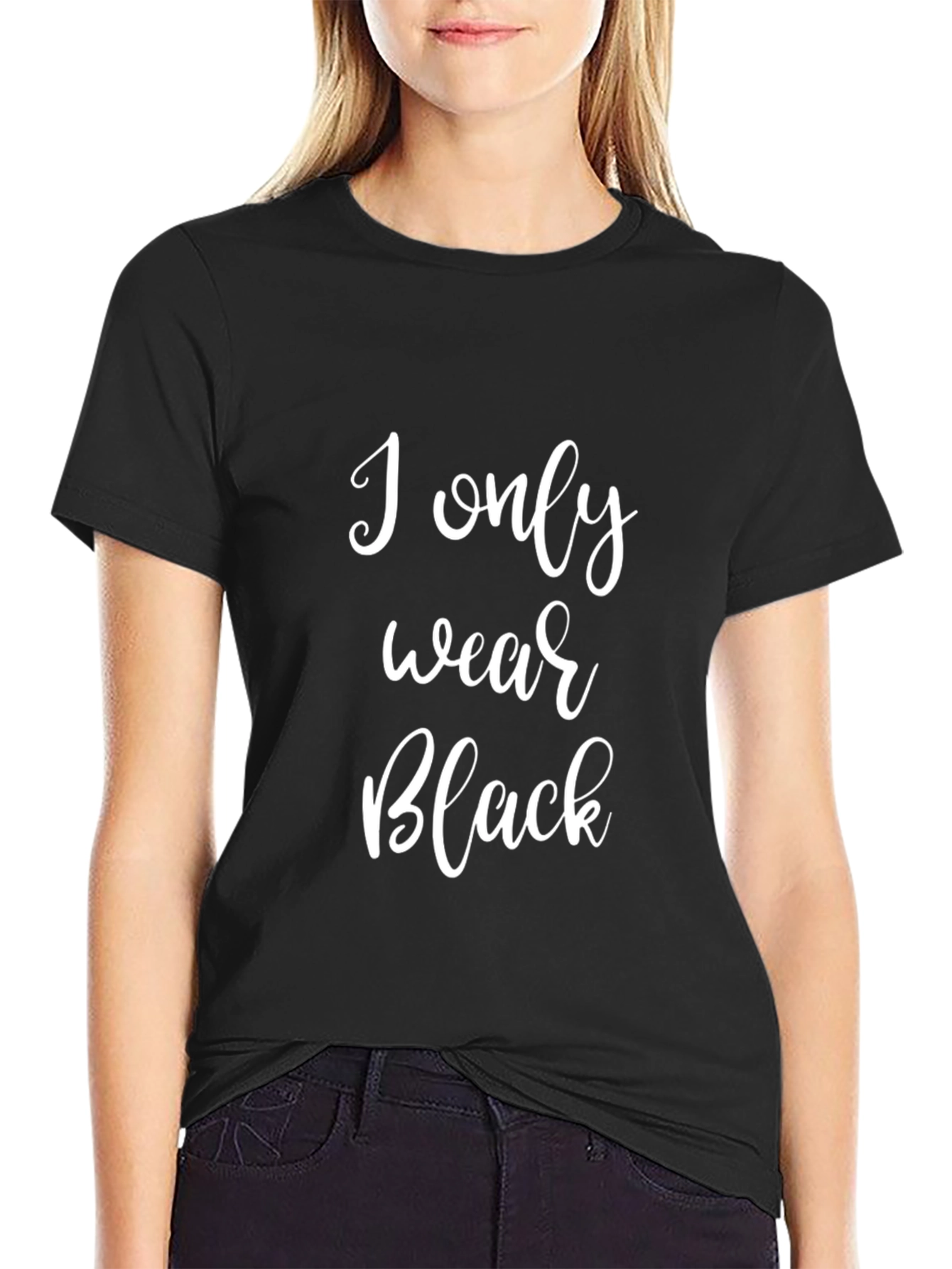 I Only Wear Black Graphic Tee