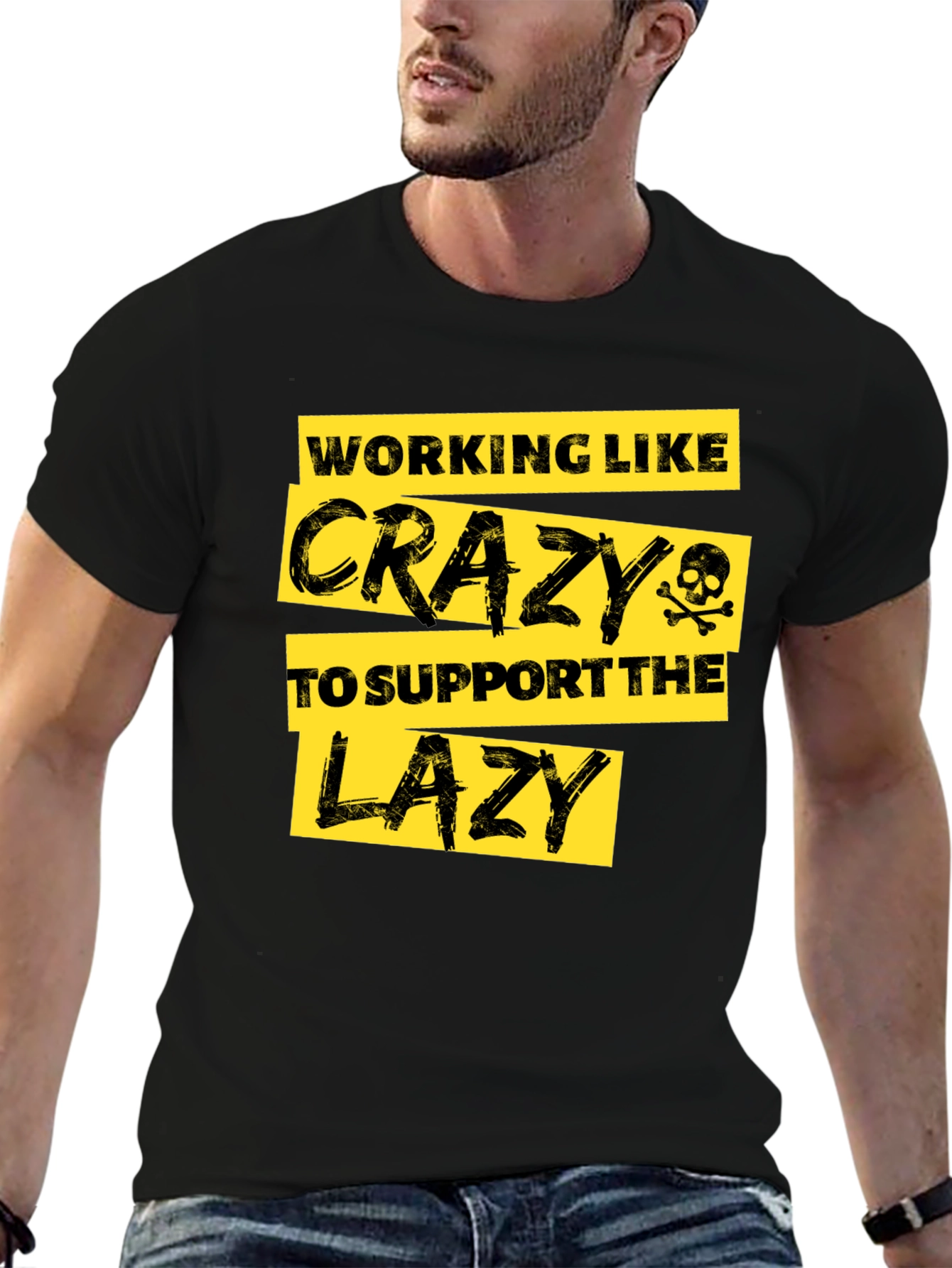 Funny Working Like Crazy T-Shirt