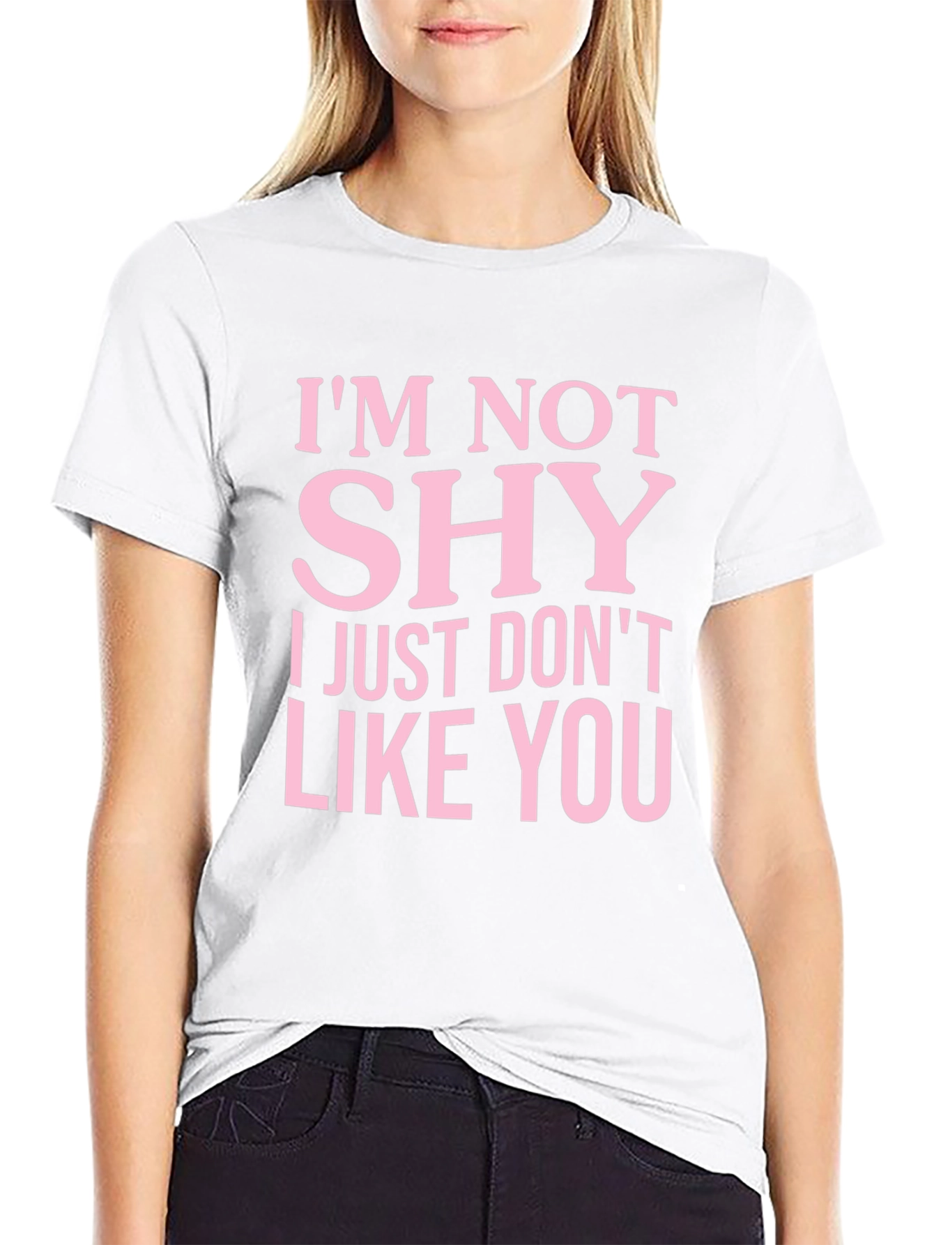 Im Not Shy T-Shirt Funny Slogan Tee