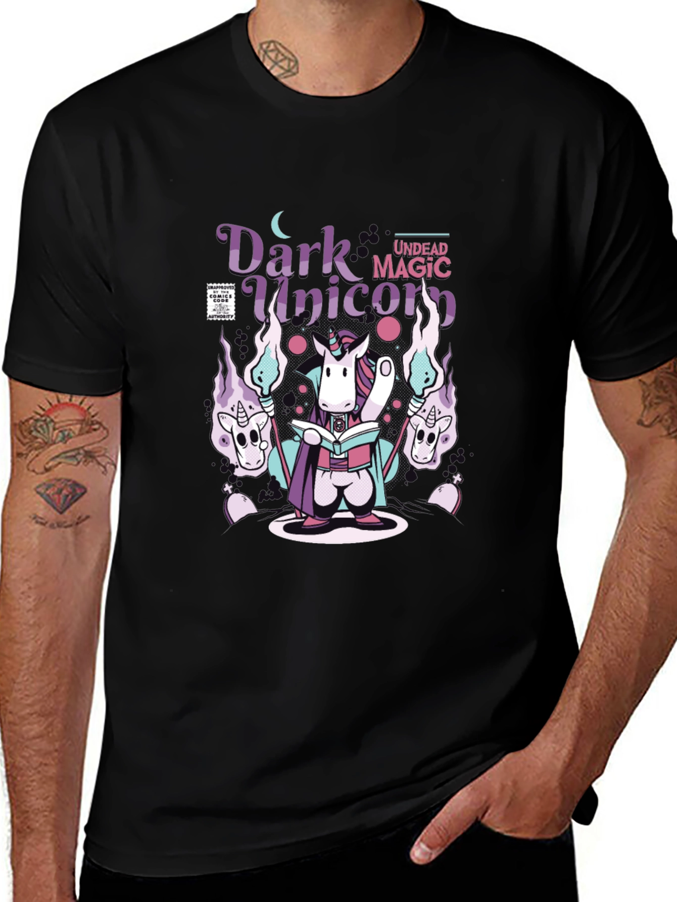 Dark Unicorn Magic T-Shirt