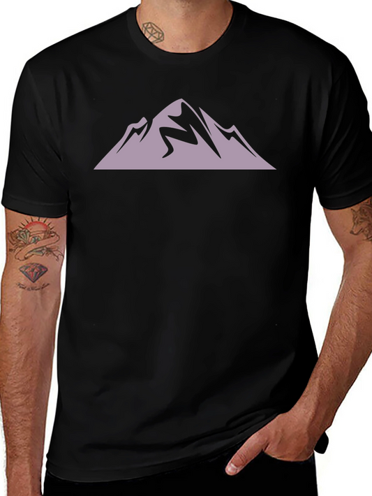 Mountain Hiker Graphic Tee - Black