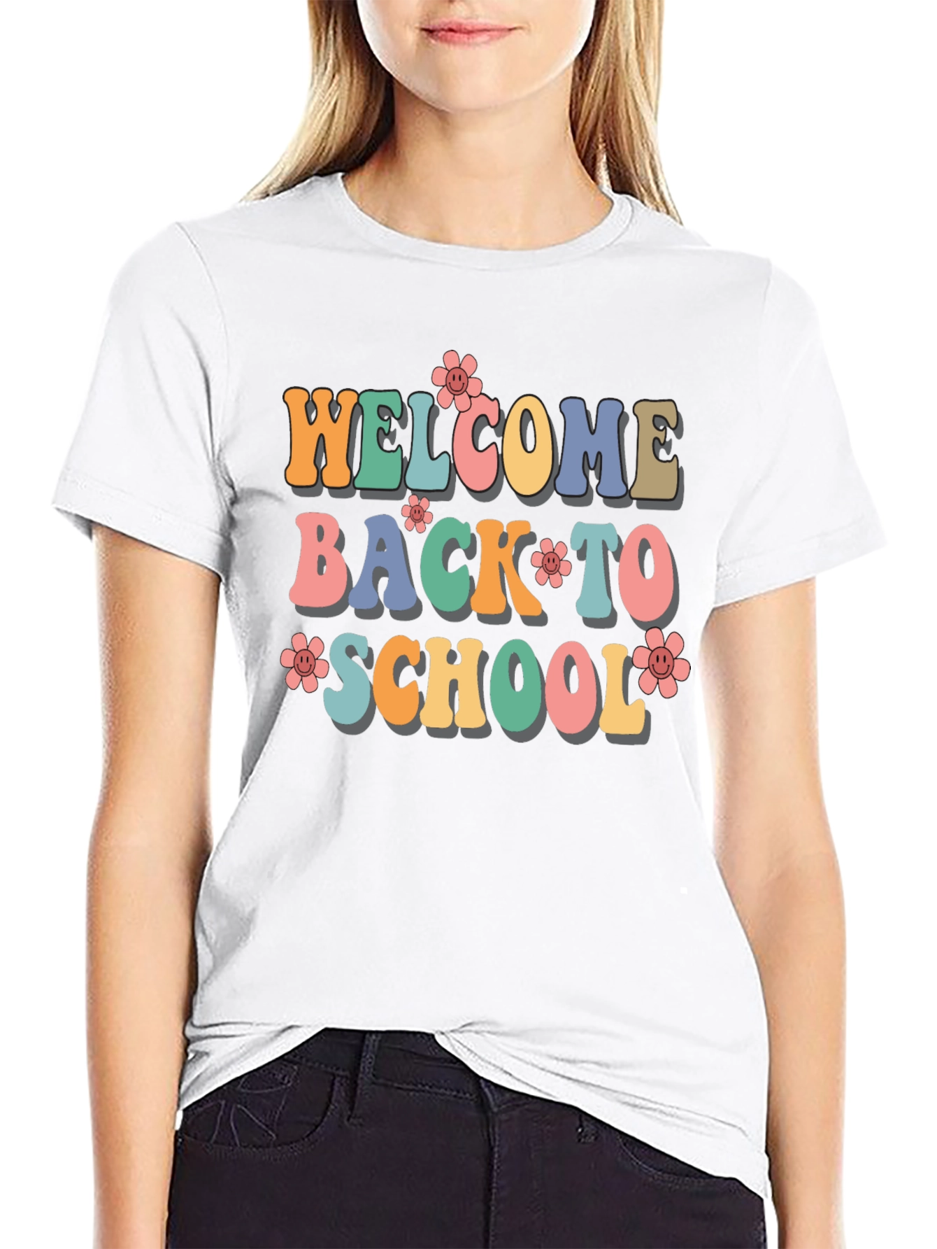 Retro Welcome Back to School Graphic Tee
