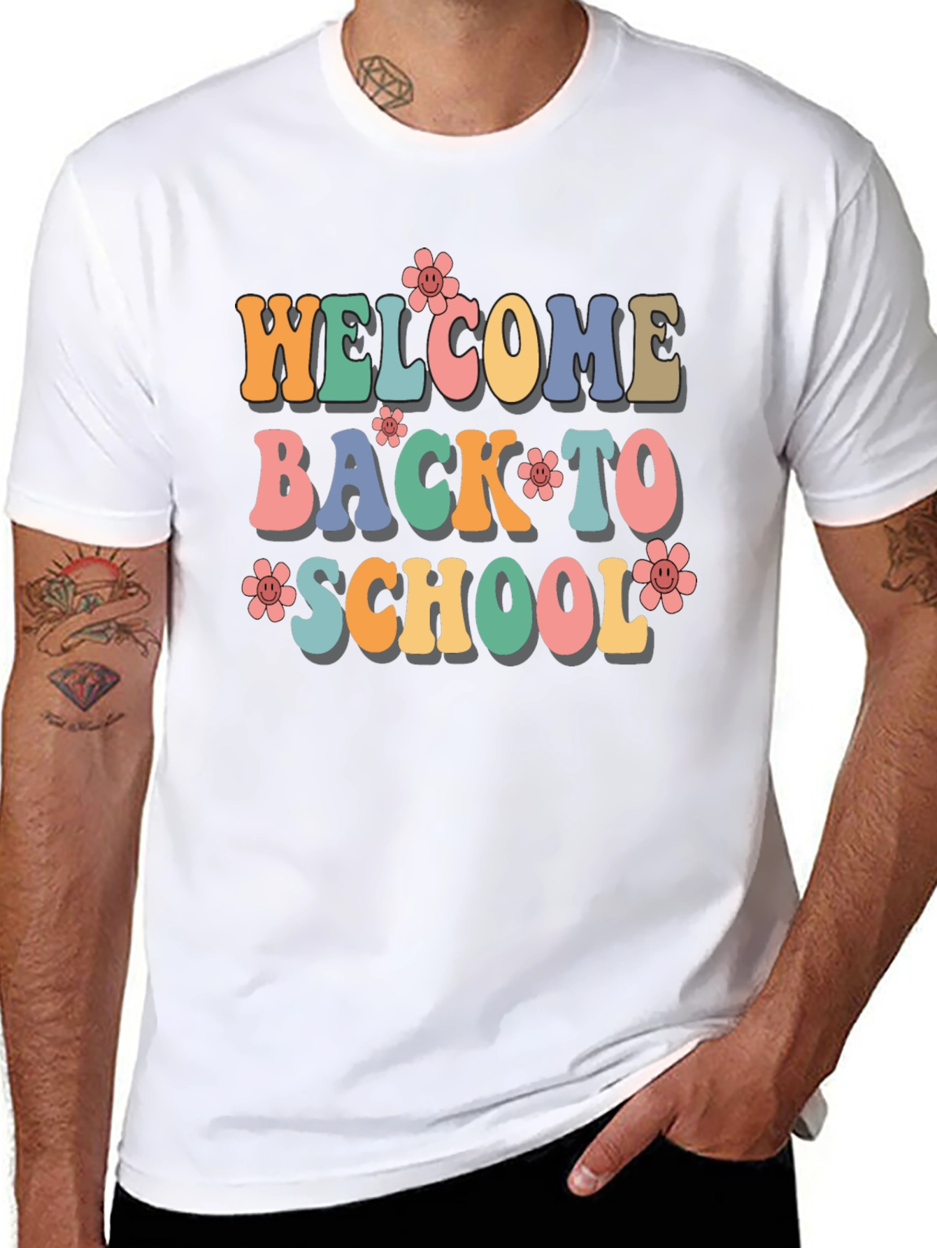 Retro Welcome Back to School Graphic Tee