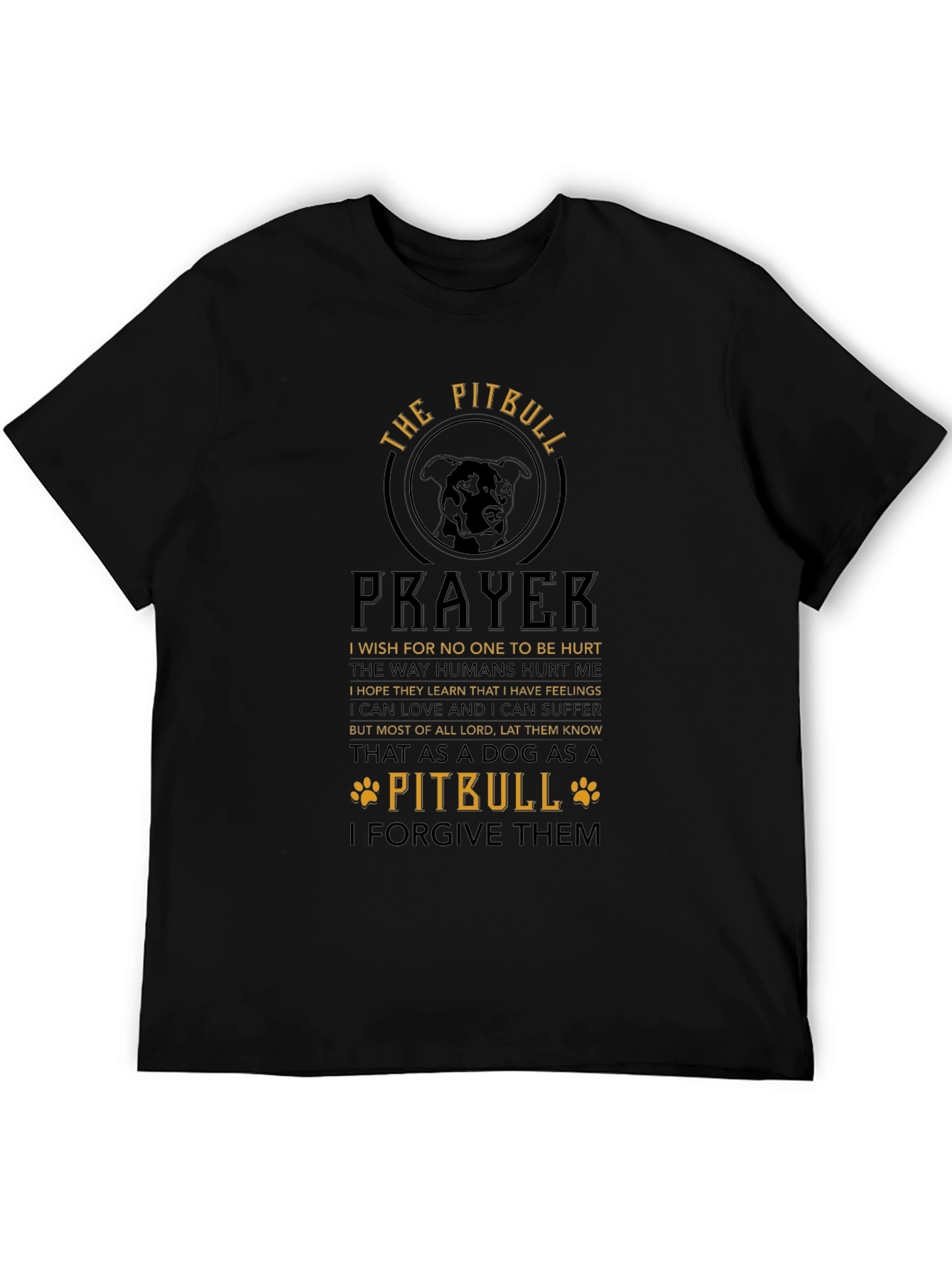 The Pitbull Prayer Graphic T-Shirt