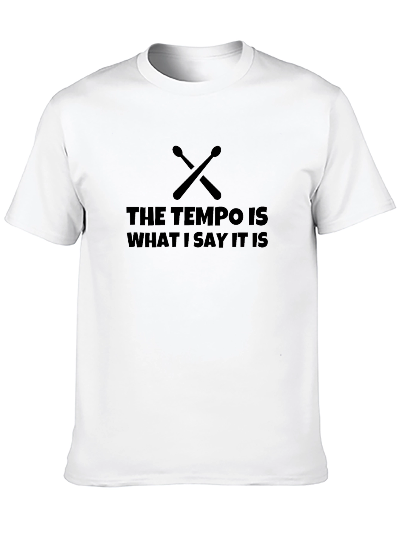 Tempo Drummer T-Shirt - Music Lover Tee