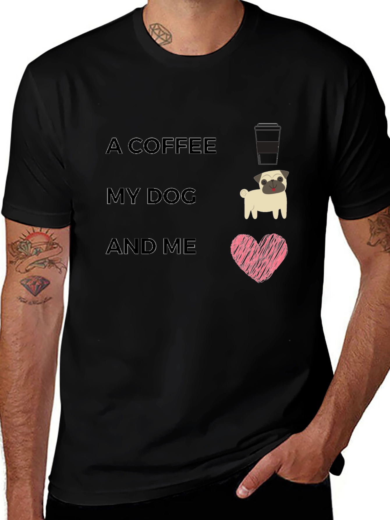 Coffee and Dog Lovers T-Shirt