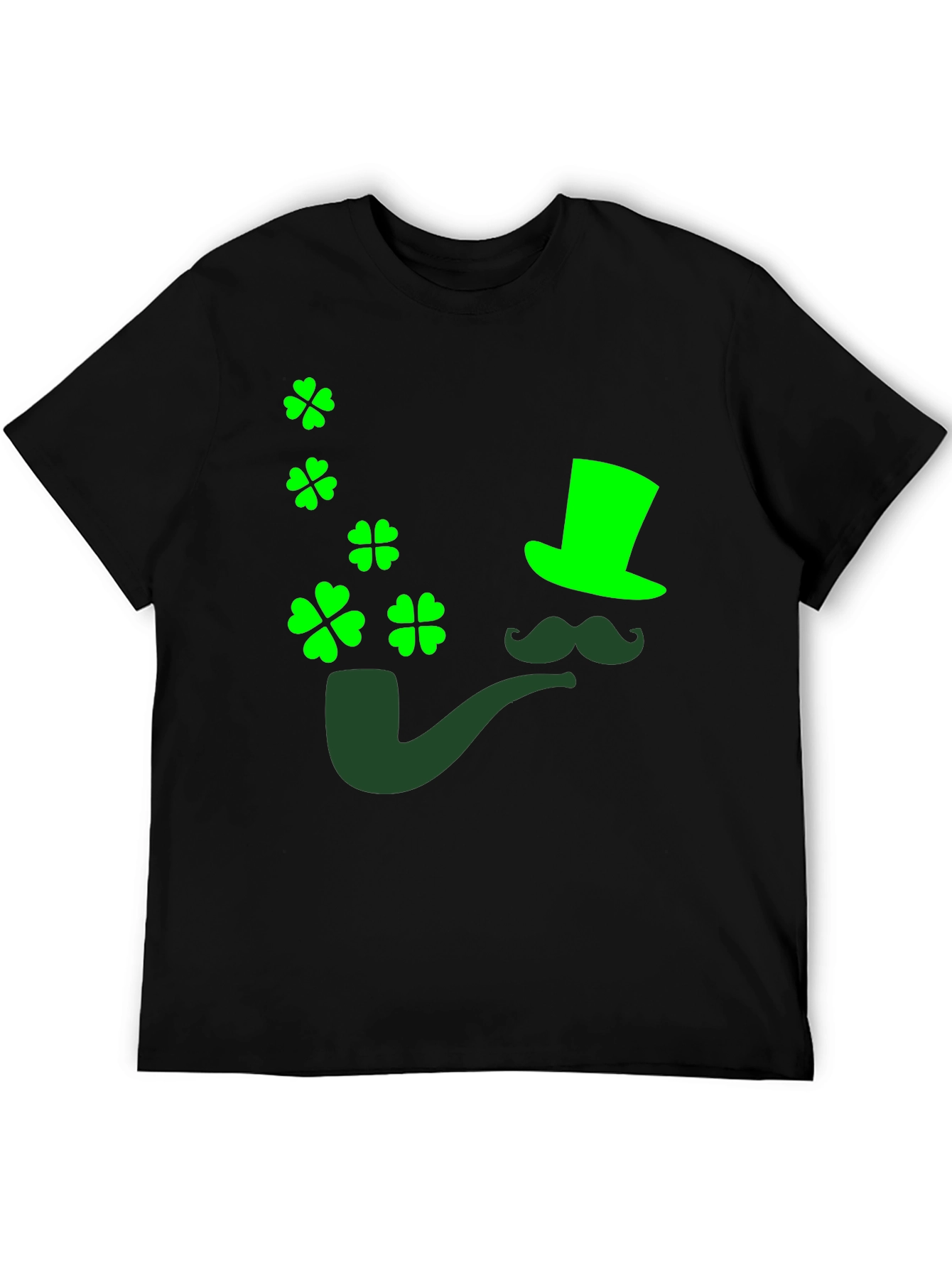 St. Patricks Day Graphic Tee - Leprechaun Pipe