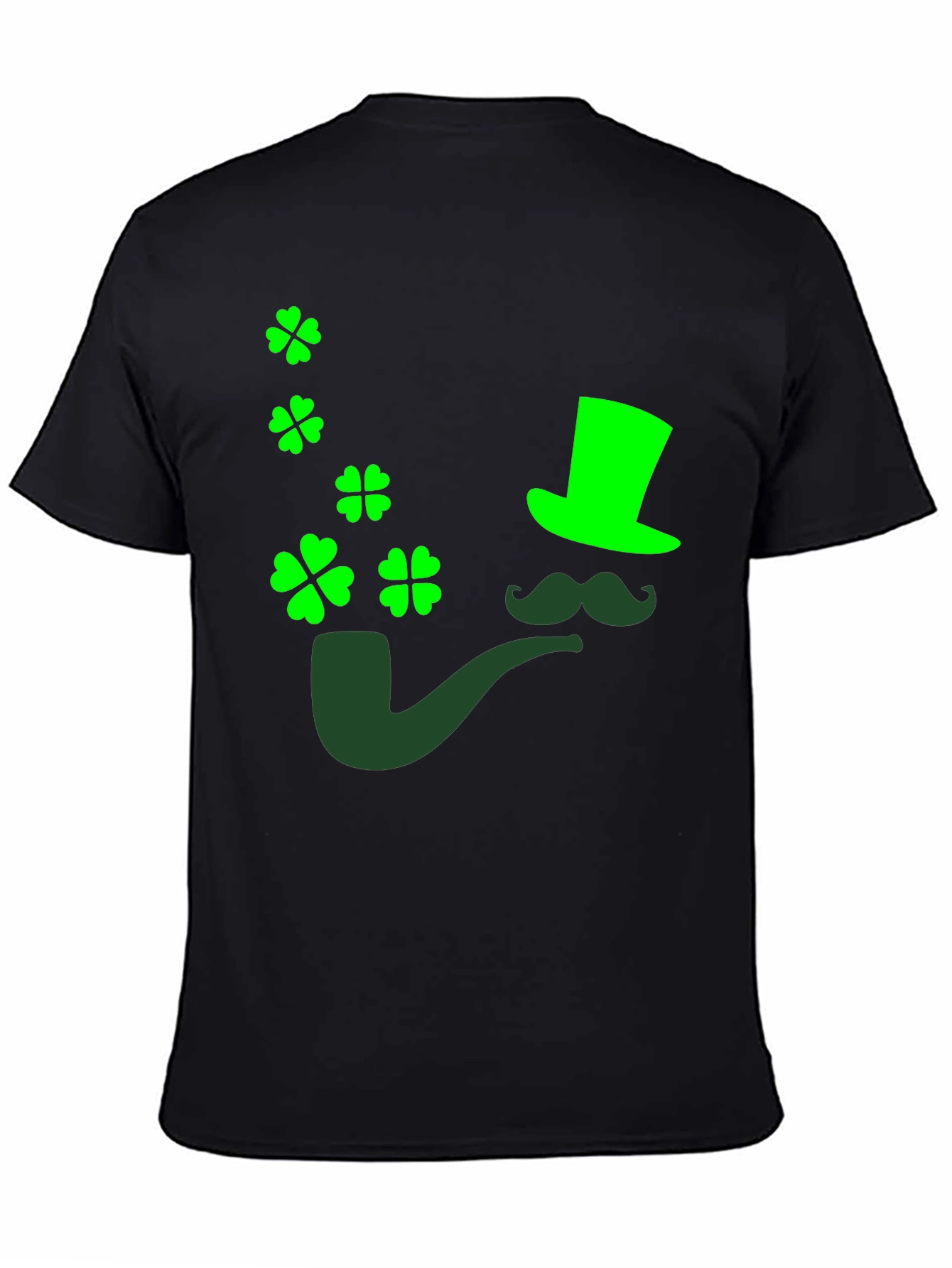 St. Patricks Day Graphic Tee - Leprechaun Pipe