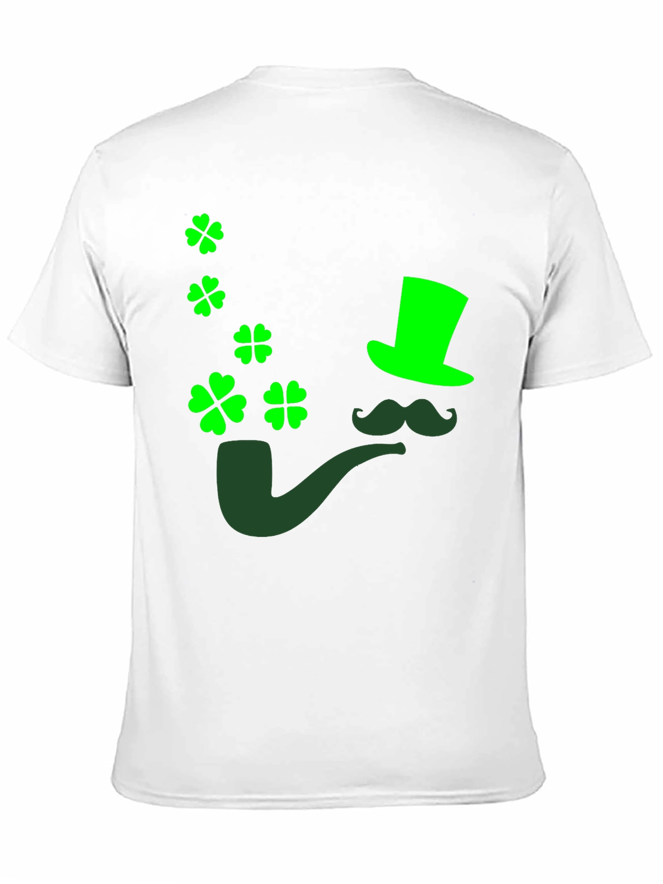 St. Patricks Day Graphic Tee - Leprechaun Pipe