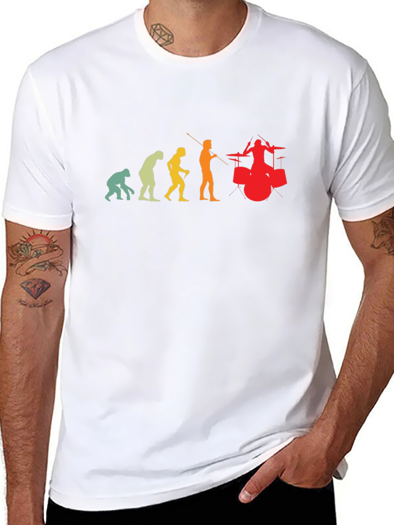 Evolution of Drumming T-Shirt