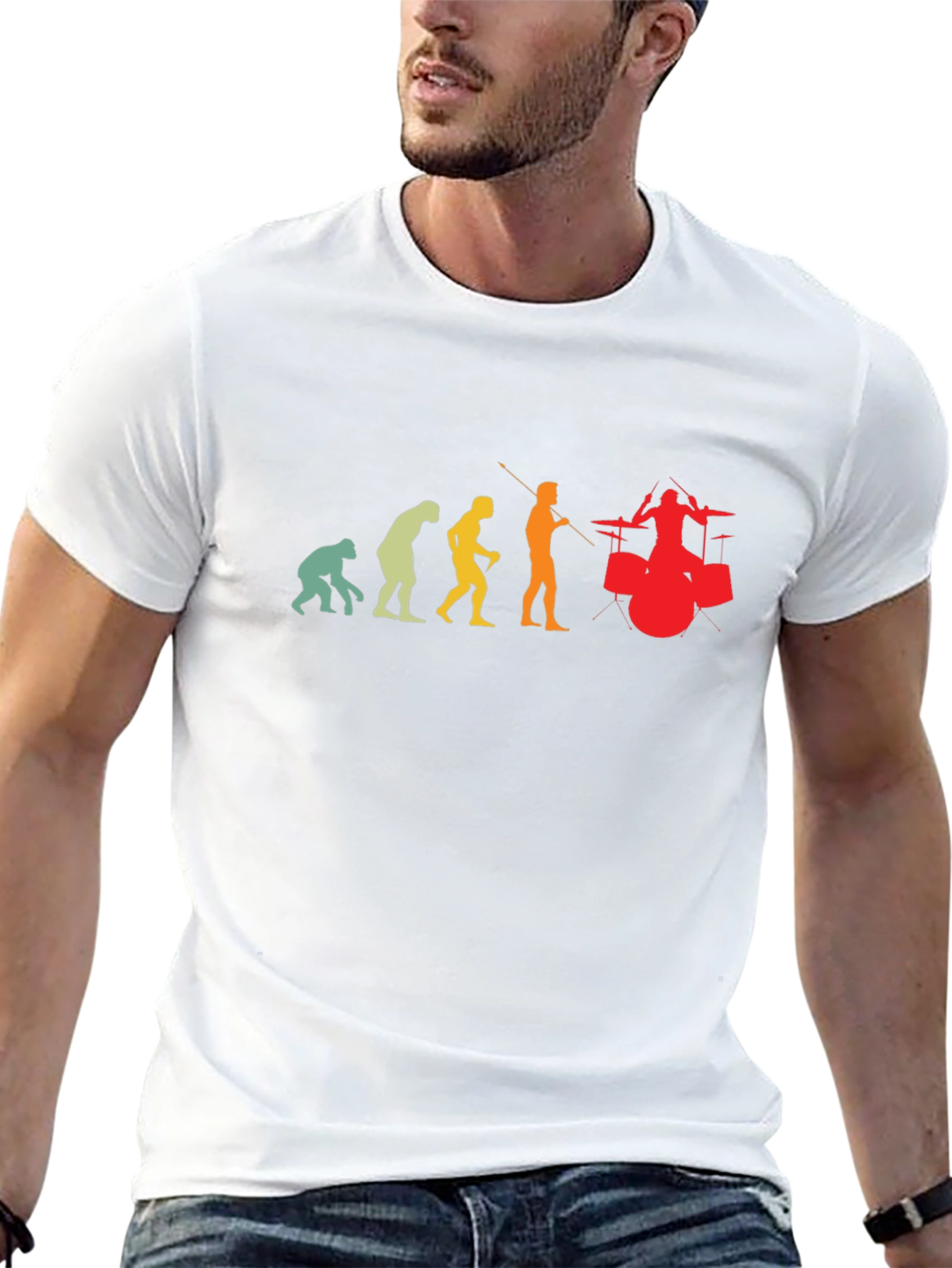 Evolution of Drumming T-Shirt