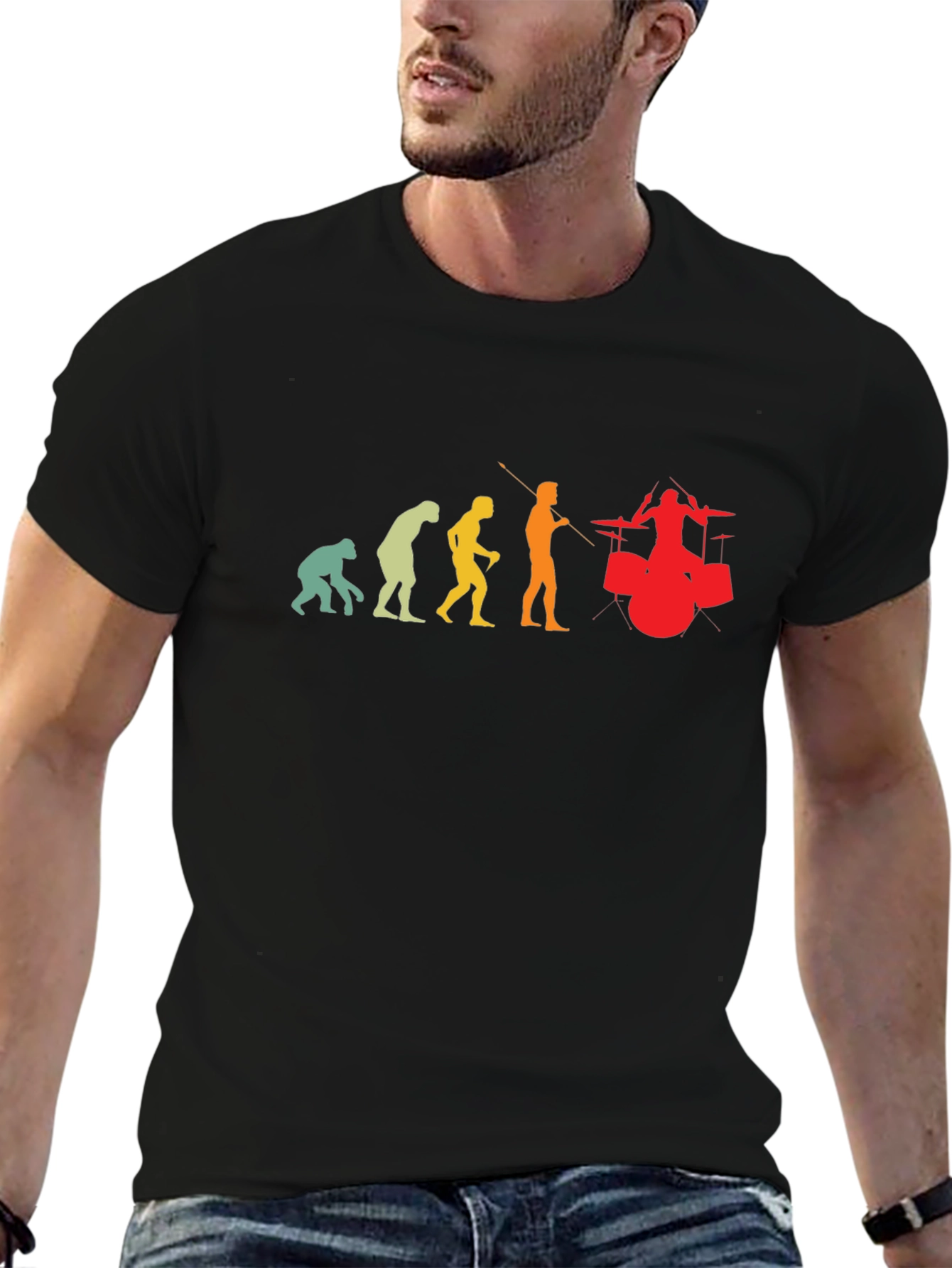Evolution of Drumming T-Shirt
