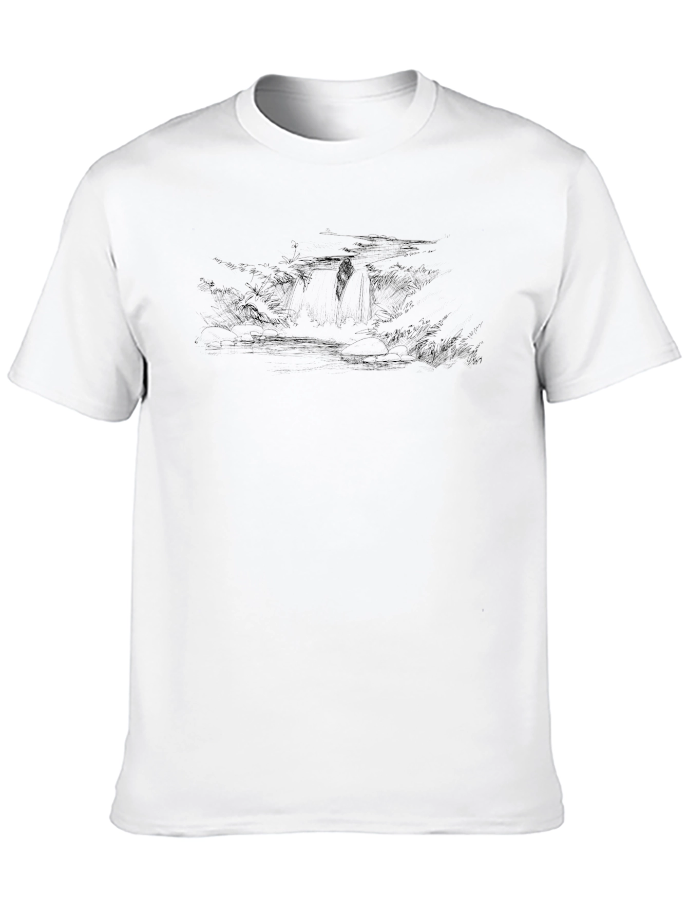 Graphic Print Black T-Shirt