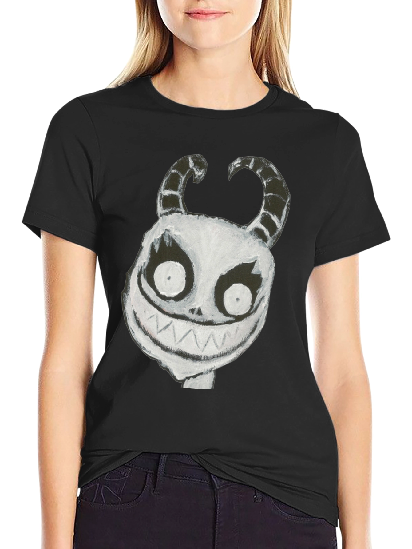Monster Graphic Black T-Shirt