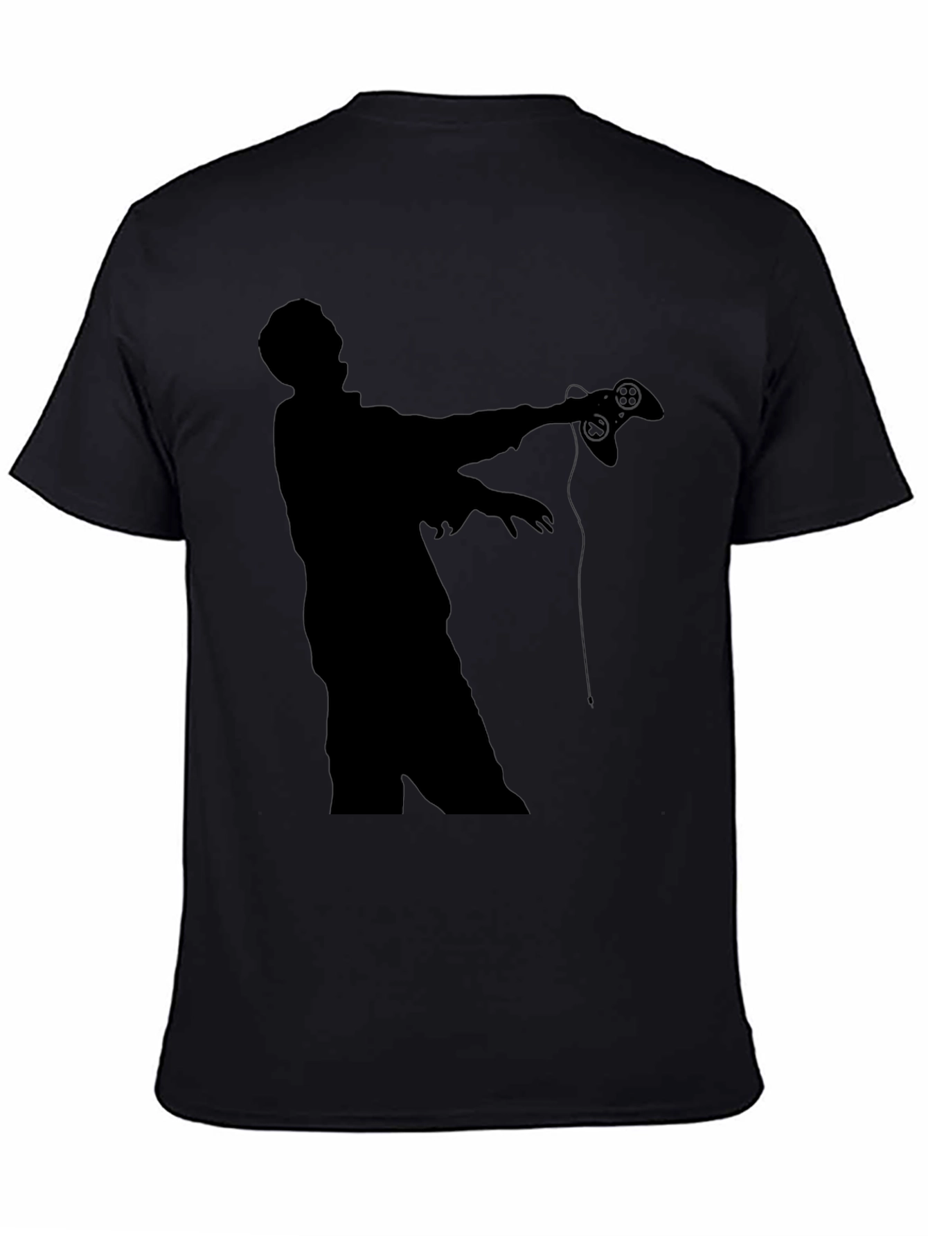 Zombie Gamer Black T-Shirt