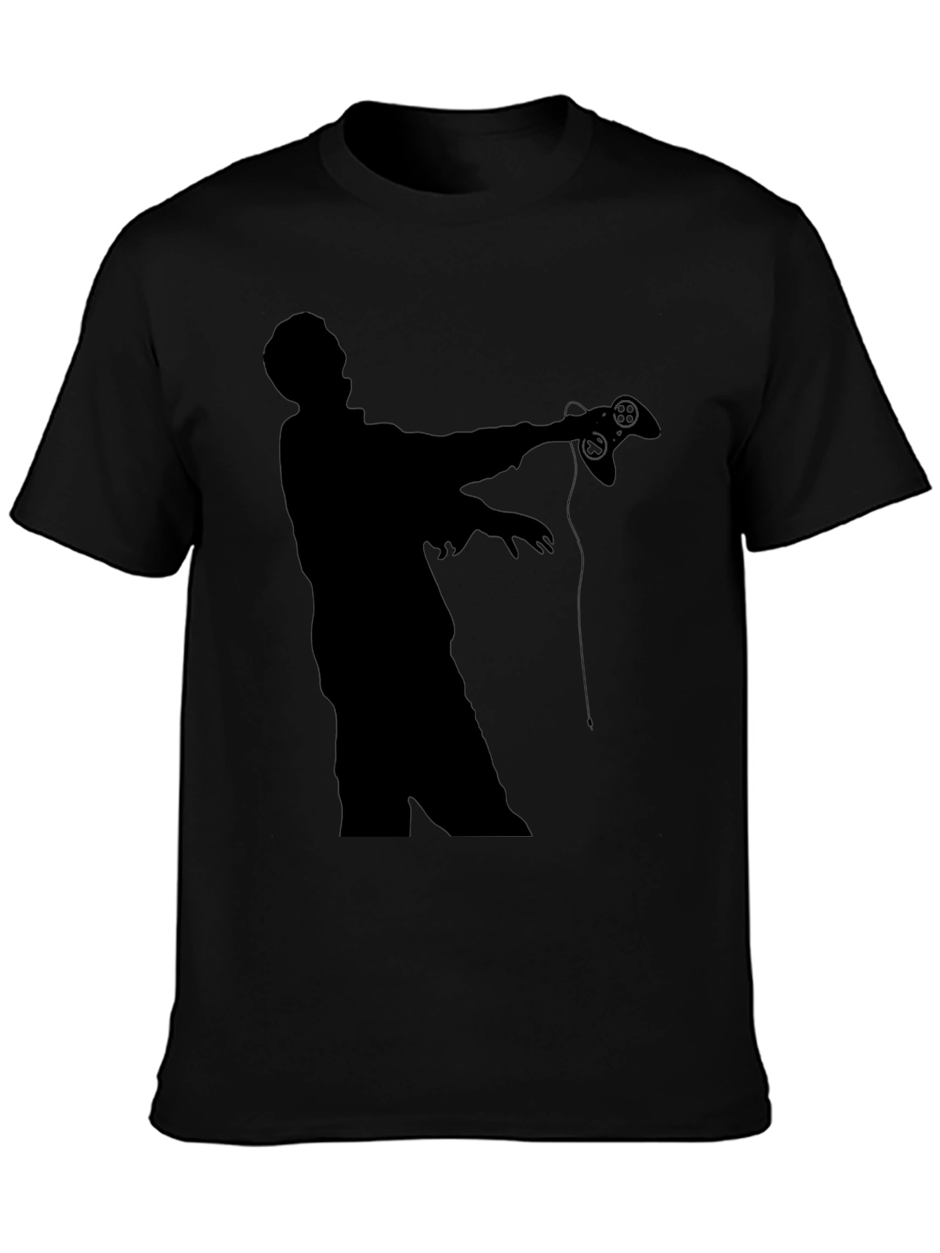 Zombie Gamer Black T-Shirt