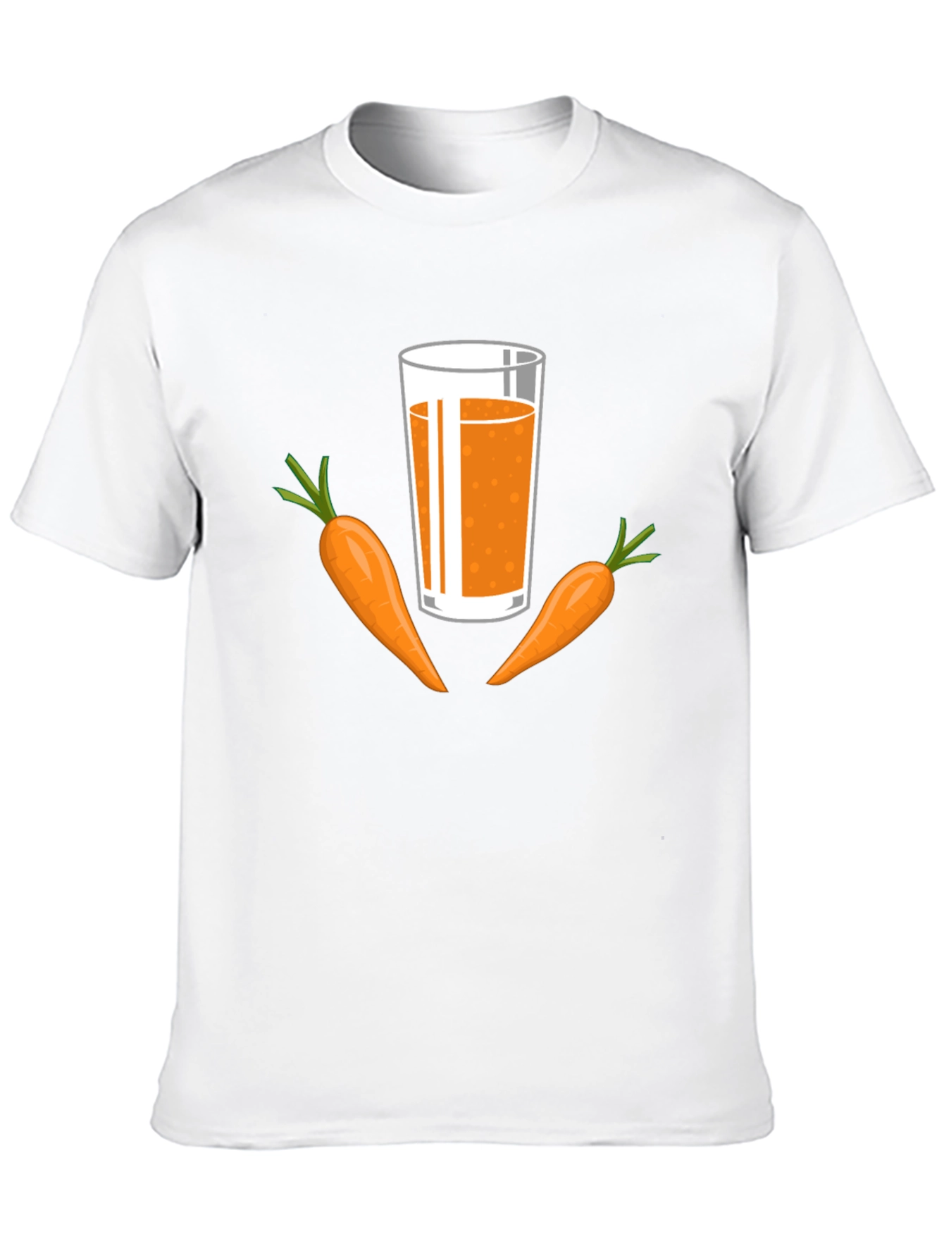 Carrot Juice Graphic Tee - Healthy & Fun!