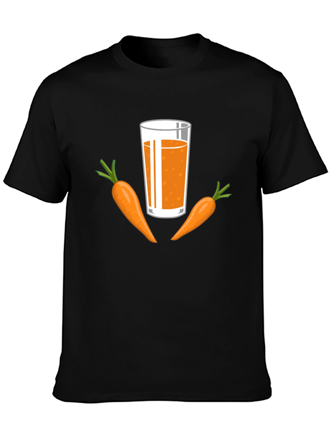 Carrot Juice Graphic Tee - Healthy & Fun!