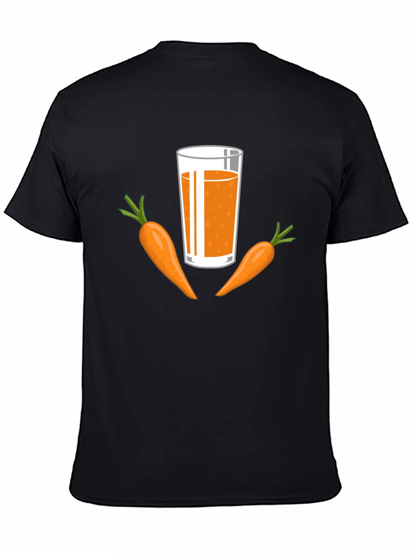 Carrot Juice Graphic Tee - Healthy & Fun!