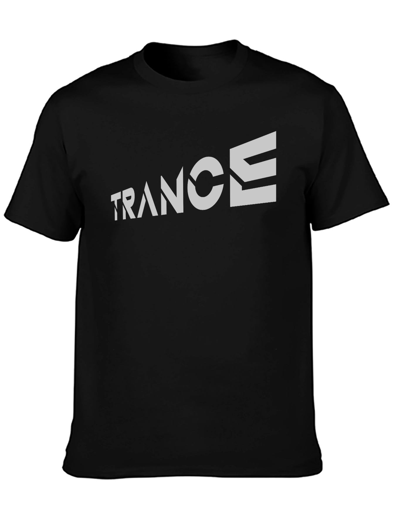 Trance Music Fan T-Shirt - Black Crew Neck Tee