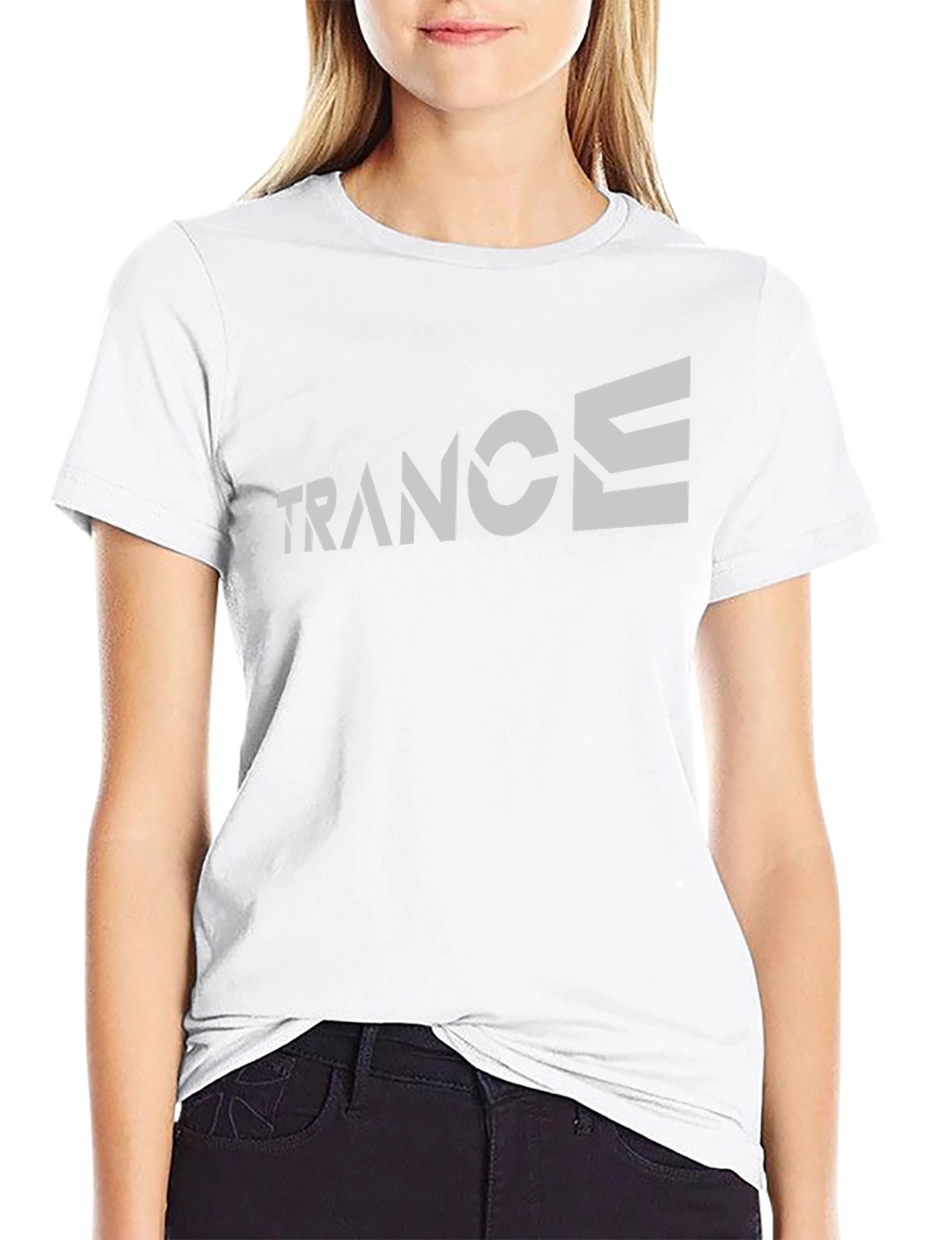 Trance Music Fan T-Shirt - Black Crew Neck Tee