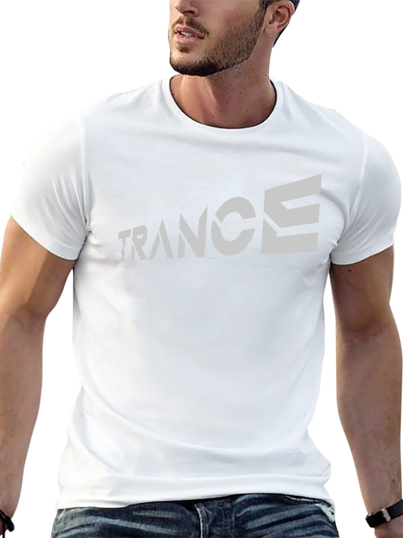 Trance Music Fan T-Shirt - Black Crew Neck Tee