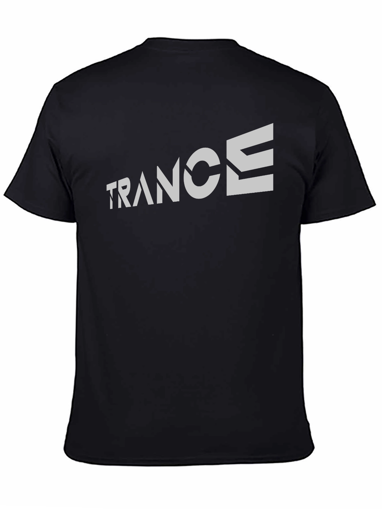 Trance Music Fan T-Shirt - Black Crew Neck Tee