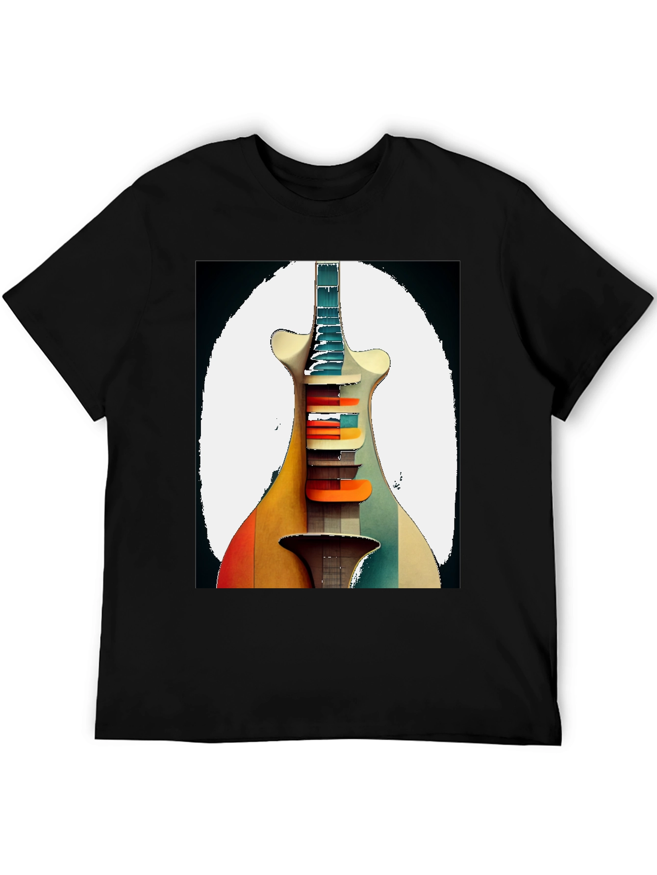 Retro Guitar Graphic Tee
