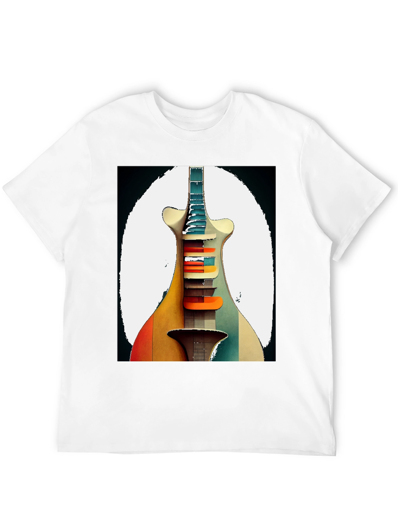 Retro Guitar Graphic Tee