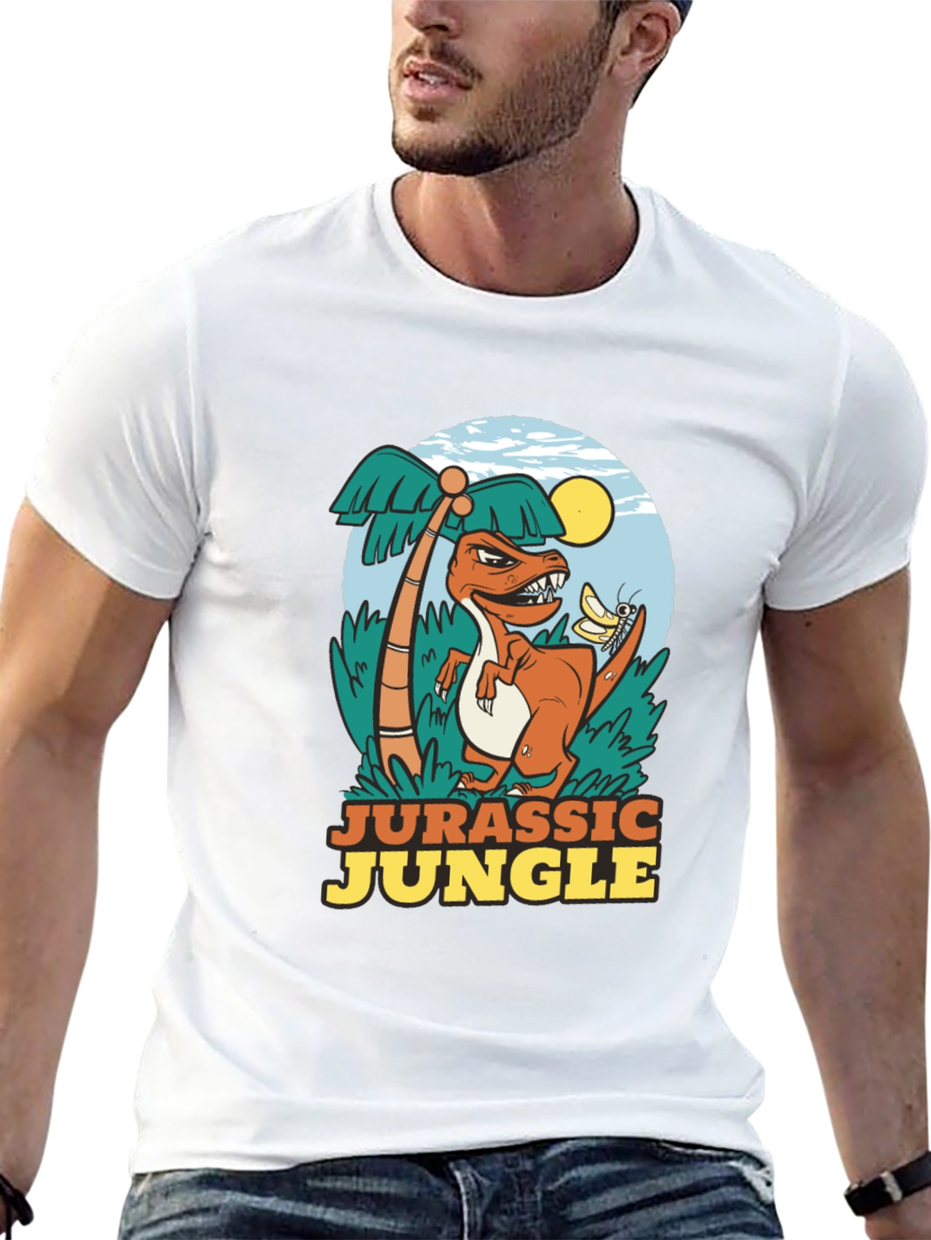 Jurassic Jungle T-Shirt - Dinosaur Tee