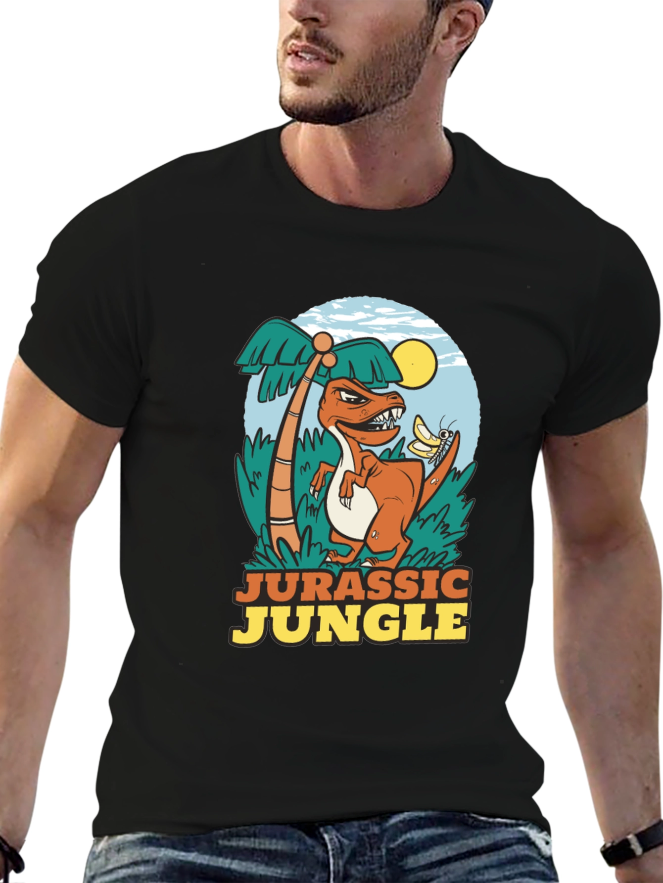 Jurassic Jungle T-Shirt - Dinosaur Tee