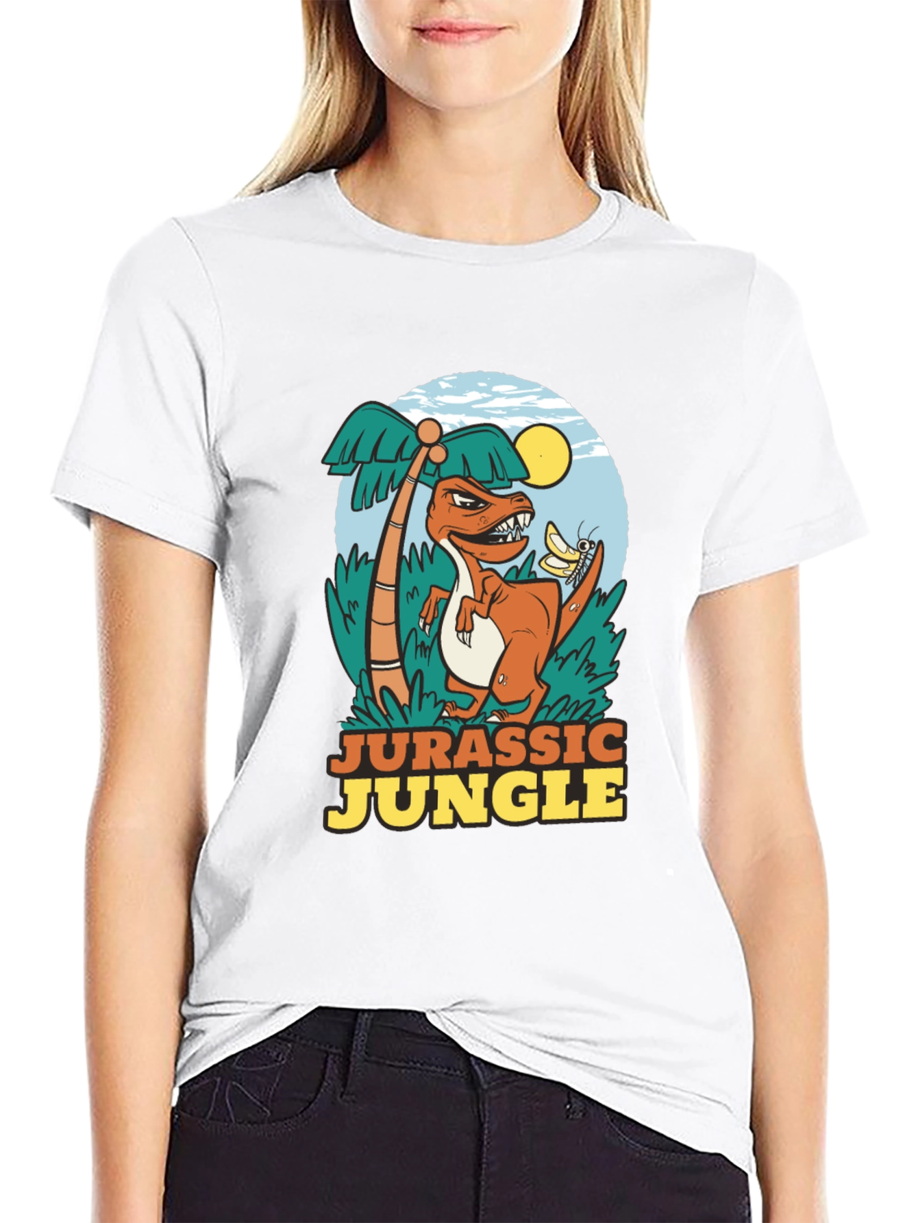 Jurassic Jungle T-Shirt - Dinosaur Tee