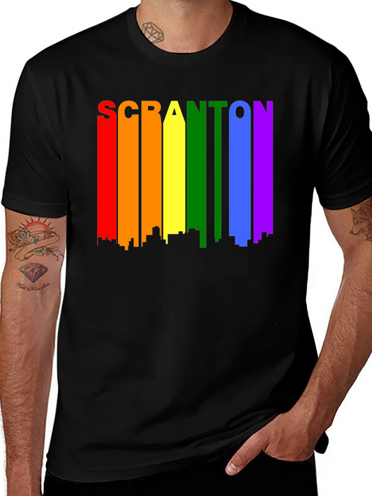 Scranton Rainbow Skyline T-Shirt